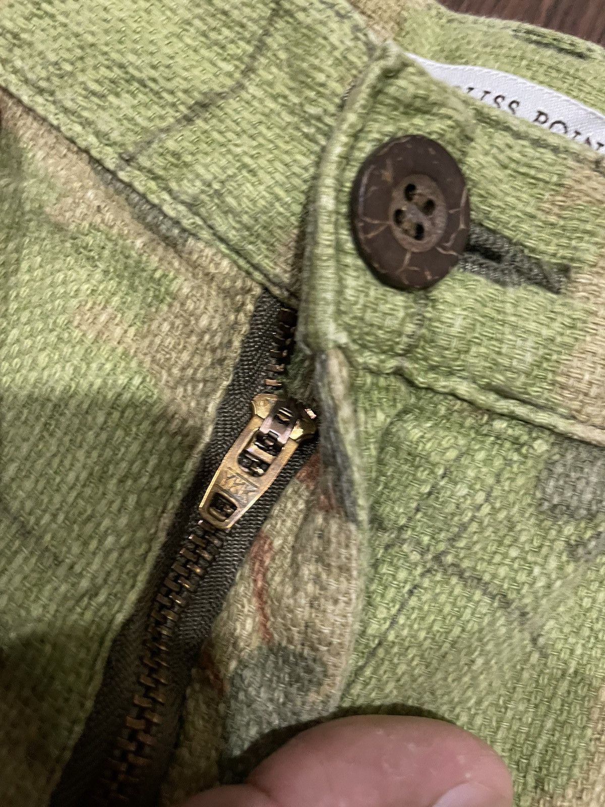 Japanese Brand Mitchell Camouflage Japanese Bliss Point Distressed Shorts Size US 33 - 10 Thumbnail