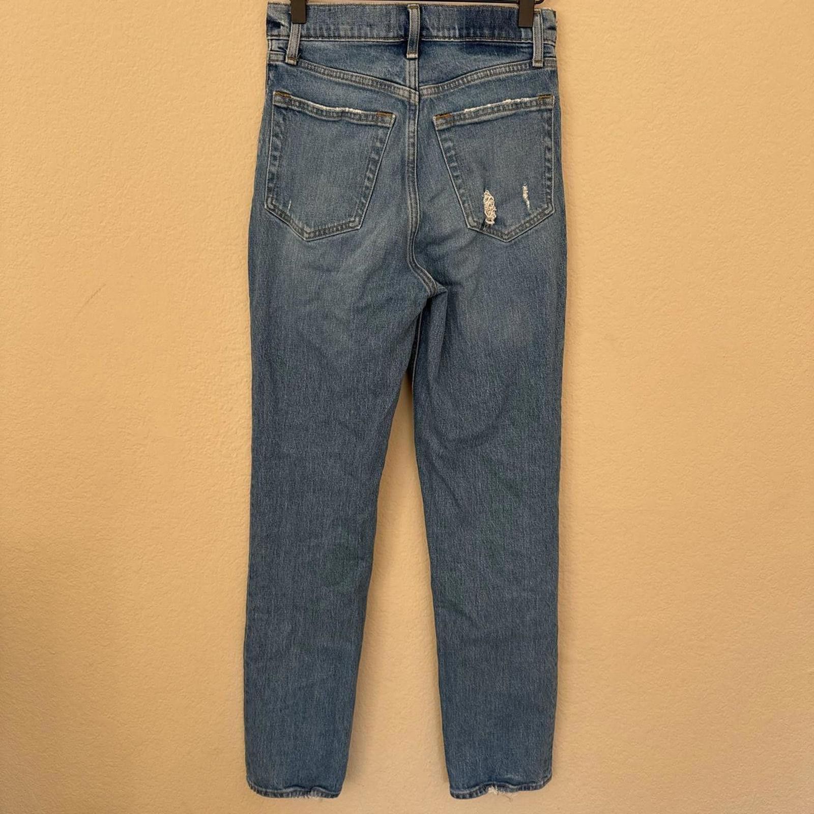Abercrombie & Fitch Abercrombie Jeans Women's 26 Blue Ultra High Rise Size 30" / US 8 / IT 44 - 3 Thumbnail