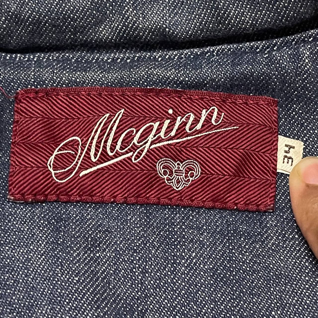 If Six Was Nine Vtg Mcginnn Denim Indigo Jacket If Six Was Nine Inspired Size XS / US 0-2 / IT 36-38 - 9 Thumbnail