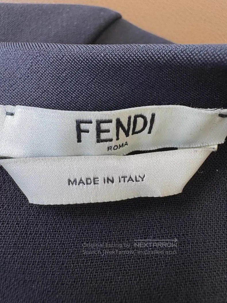 Fendi Fendi Black patch sheepskin mini monster short sleeve, 100 Size XS / US 0-2 / IT 36-38 - 7 Thumbnail