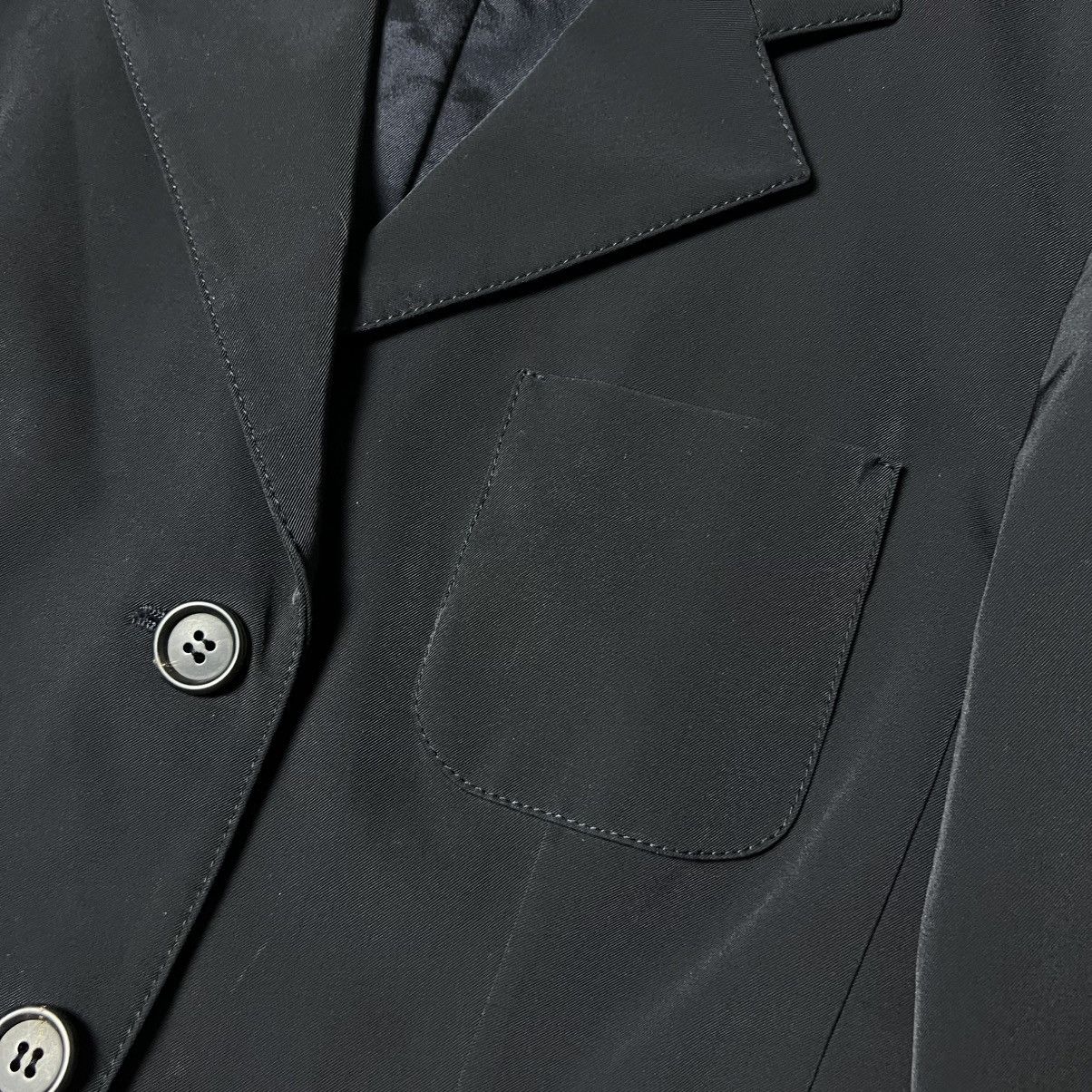 Prada Prada - SS02 - Technical Jersey Blazer (Black) Size XS / US 0-2 / IT 36-38 - 7 Thumbnail