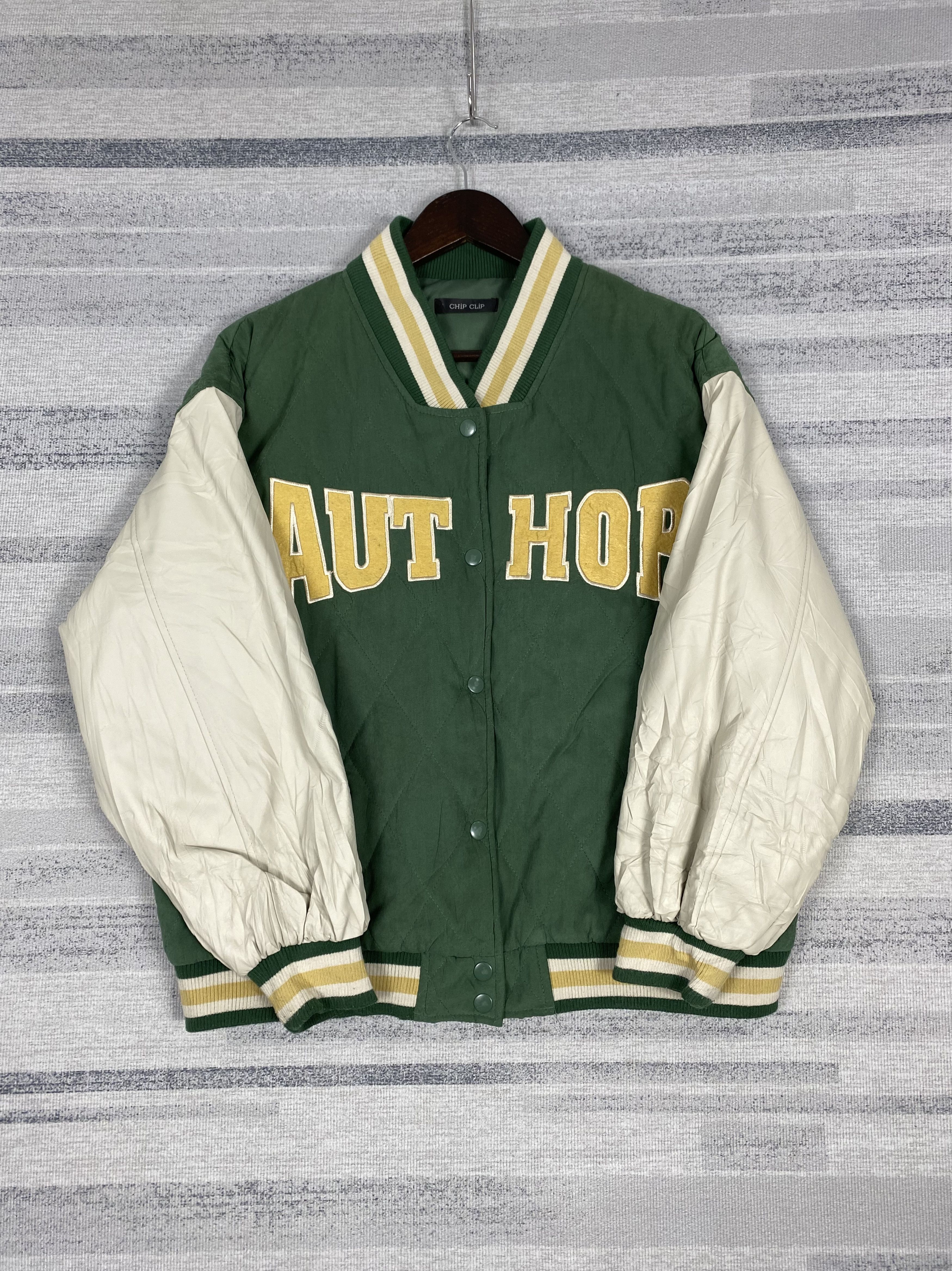 Japanese Brand Vintage Chip Clip Author Quilted Varsity Jacket K0210 Size US M / EU 48-50 / 2 - 4 Thumbnail