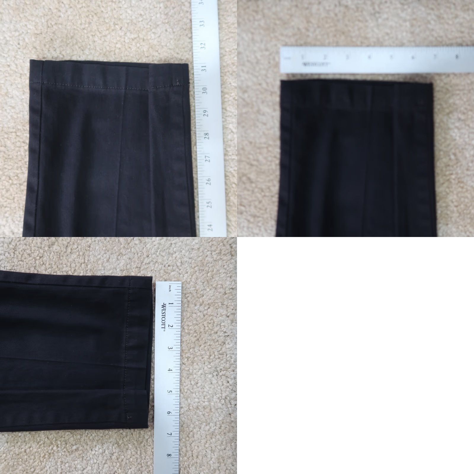 Dockers VINTAGE Dockers Slim Fit chino Pants Men's 34x32 Flat Front Pants Black Cotton Blend 5-Pocket Design Slim Straight Mid Rise Dockers Mens Pants 34x32 Size US 34 / EU 50 - 9 Thumbnail