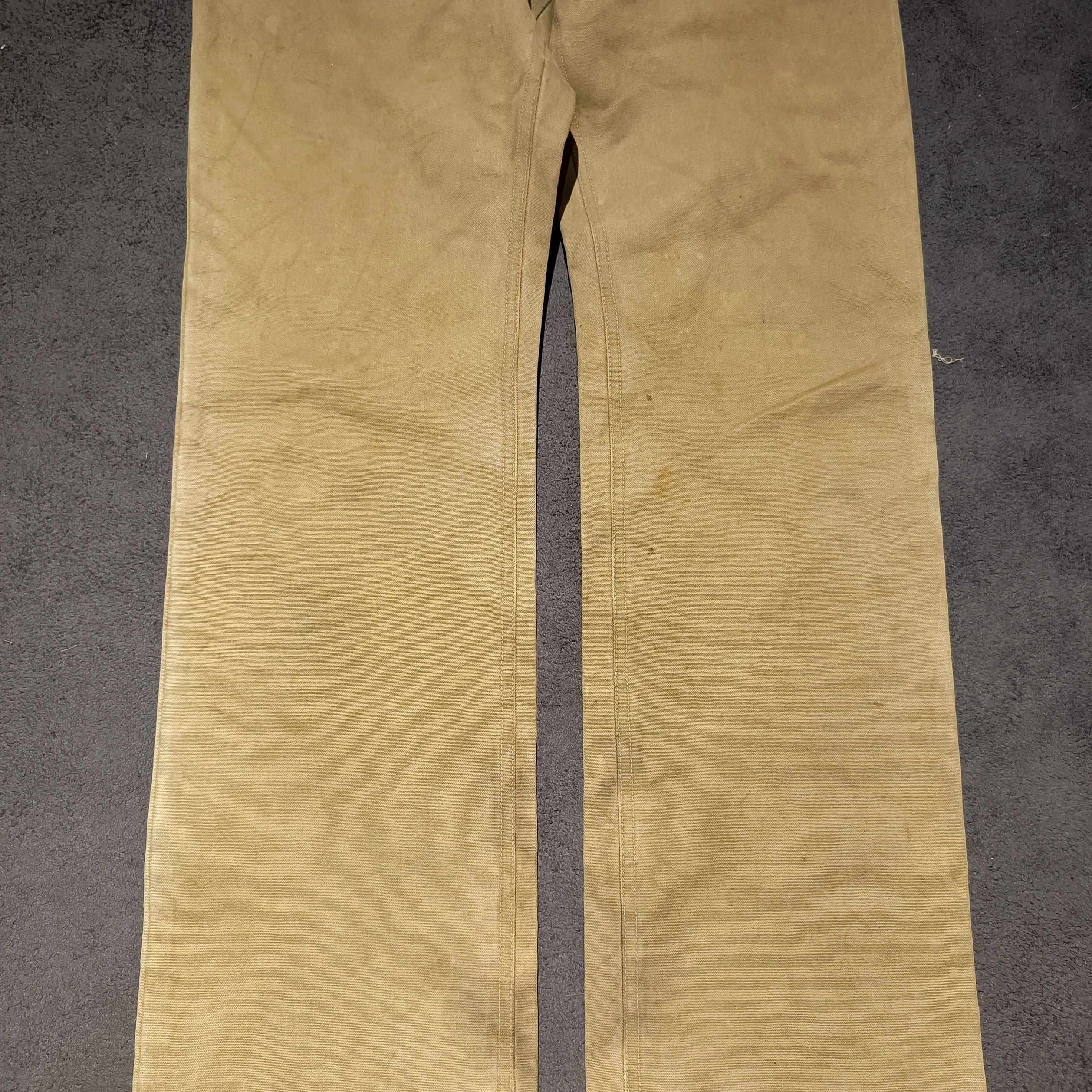 Kazuyuki Kumagai Attachment Vtg 90s Attachment Heavy Duty Hard Dirty Washed Denim Size US 30 / EU 46 - 11 Thumbnail