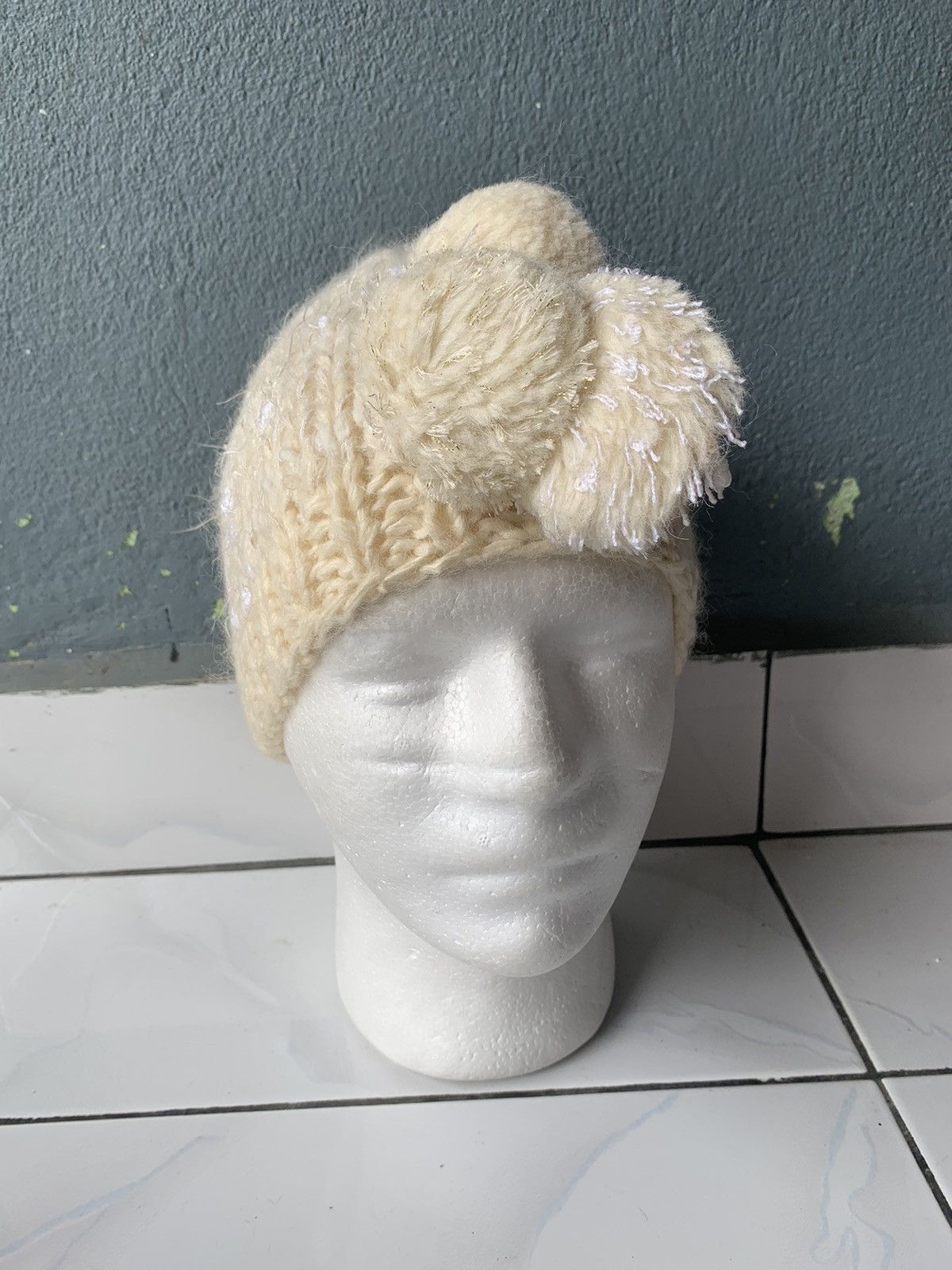 14th Addiction × CA4LA × Japanese Brand Punk Bondage style CA4LA knitted Hats Size ONE SIZE - 2 Thumbnail