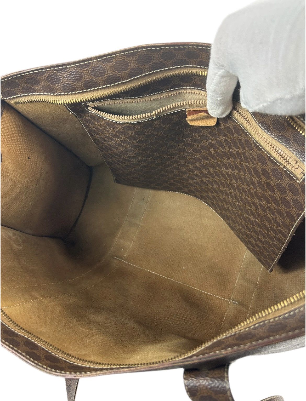 Celine Celine Macadam Leather Large Tote Size ONE SIZE - 4 Thumbnail