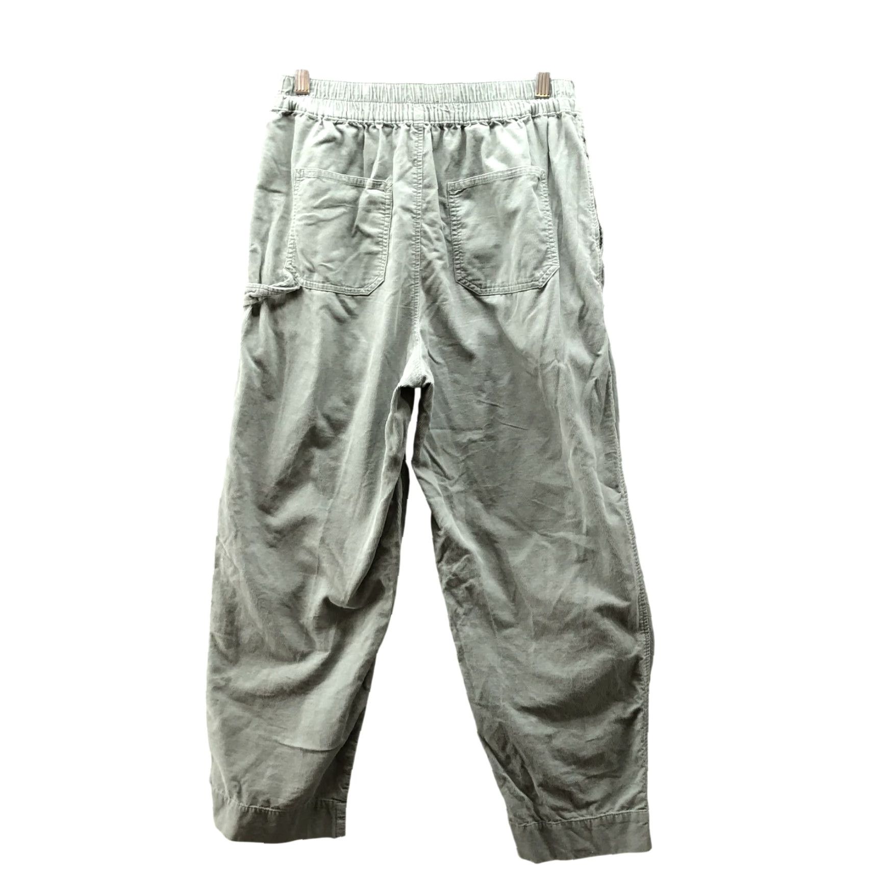 Madewell Madewell Pants Womens S Sage Green Ankle Wide-Leg High Rise Corduroy Pockets Relaxed Cotton Shoes? Size 28" / US 6 / IT 42 - 2 Thumbnail