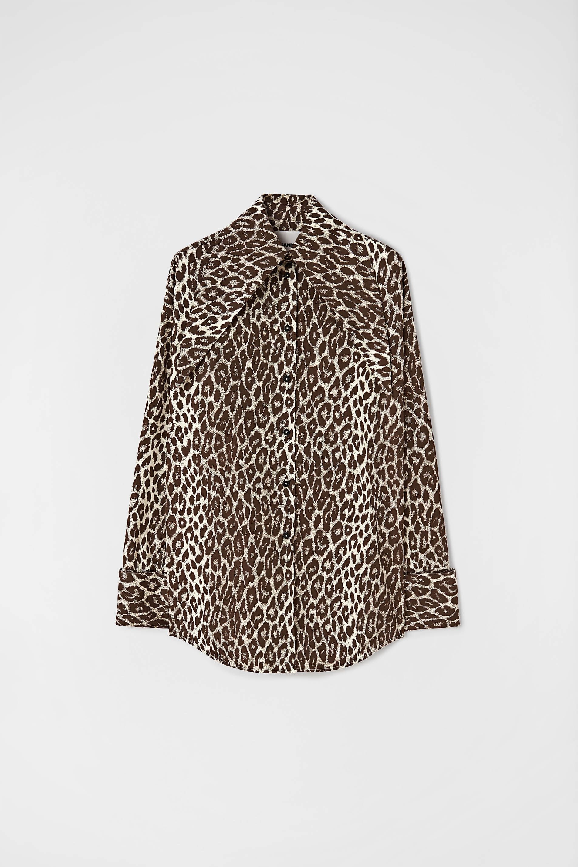 o1y1025 Patterned Shirt in Brown/Beige