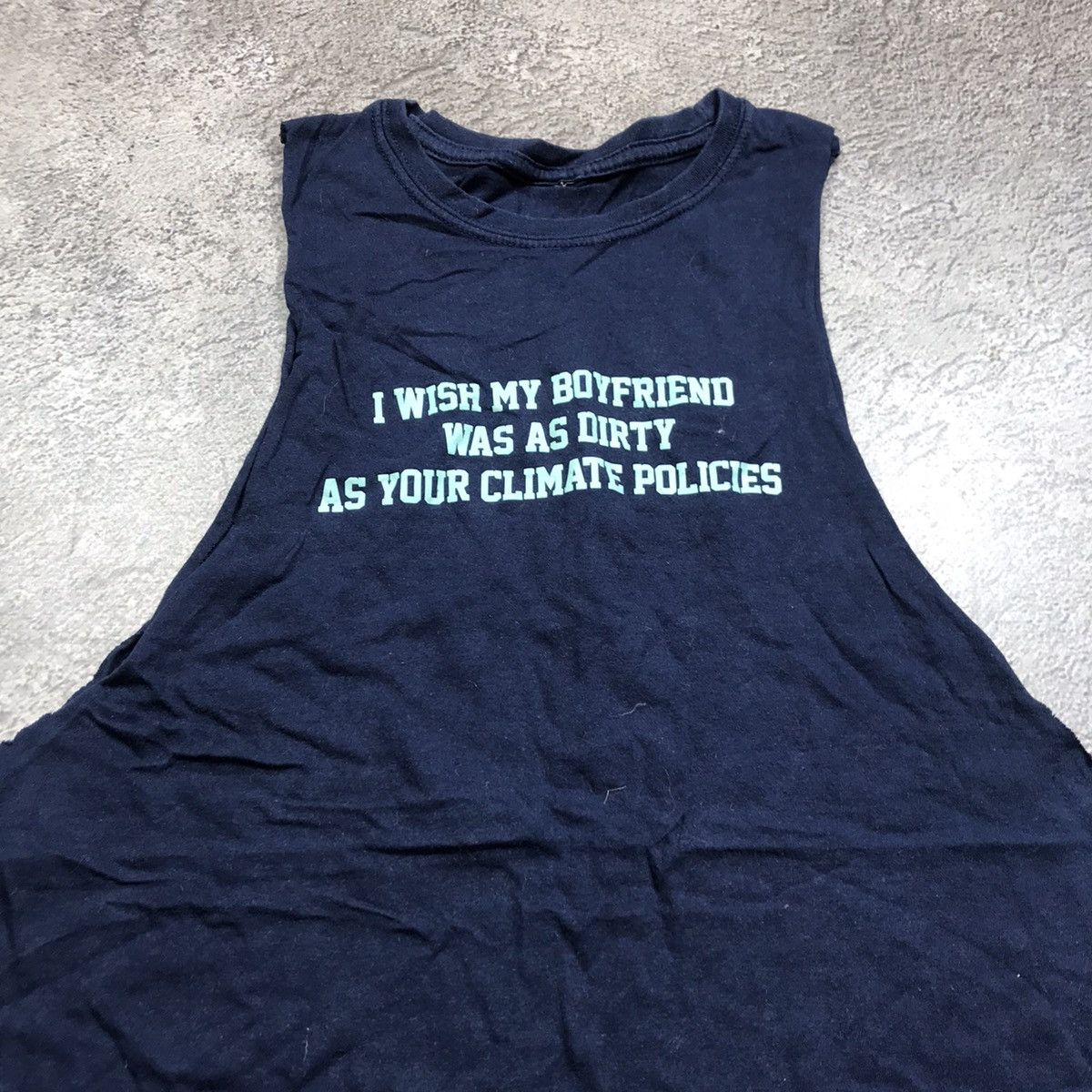 Vintage Vintage Y2K Graphic Tank Top Dirty Humor Streetwear Baggy L Size L / US 10 / IT 46 - 3 Thumbnail