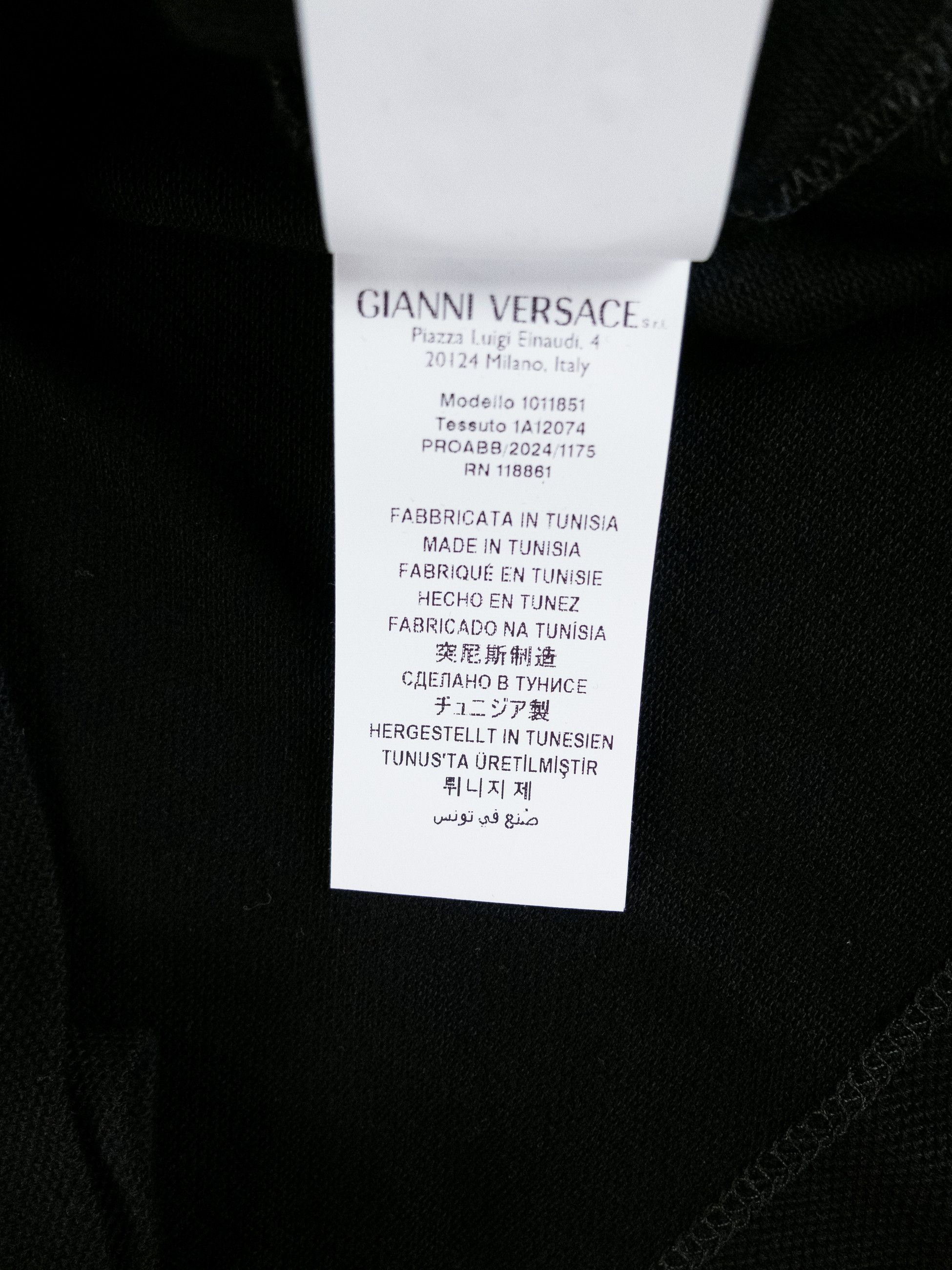 Versace VERSACE black Medusa logo embroidered polo shirt XL Size US XL / EU 56 / 4 - 10 Thumbnail