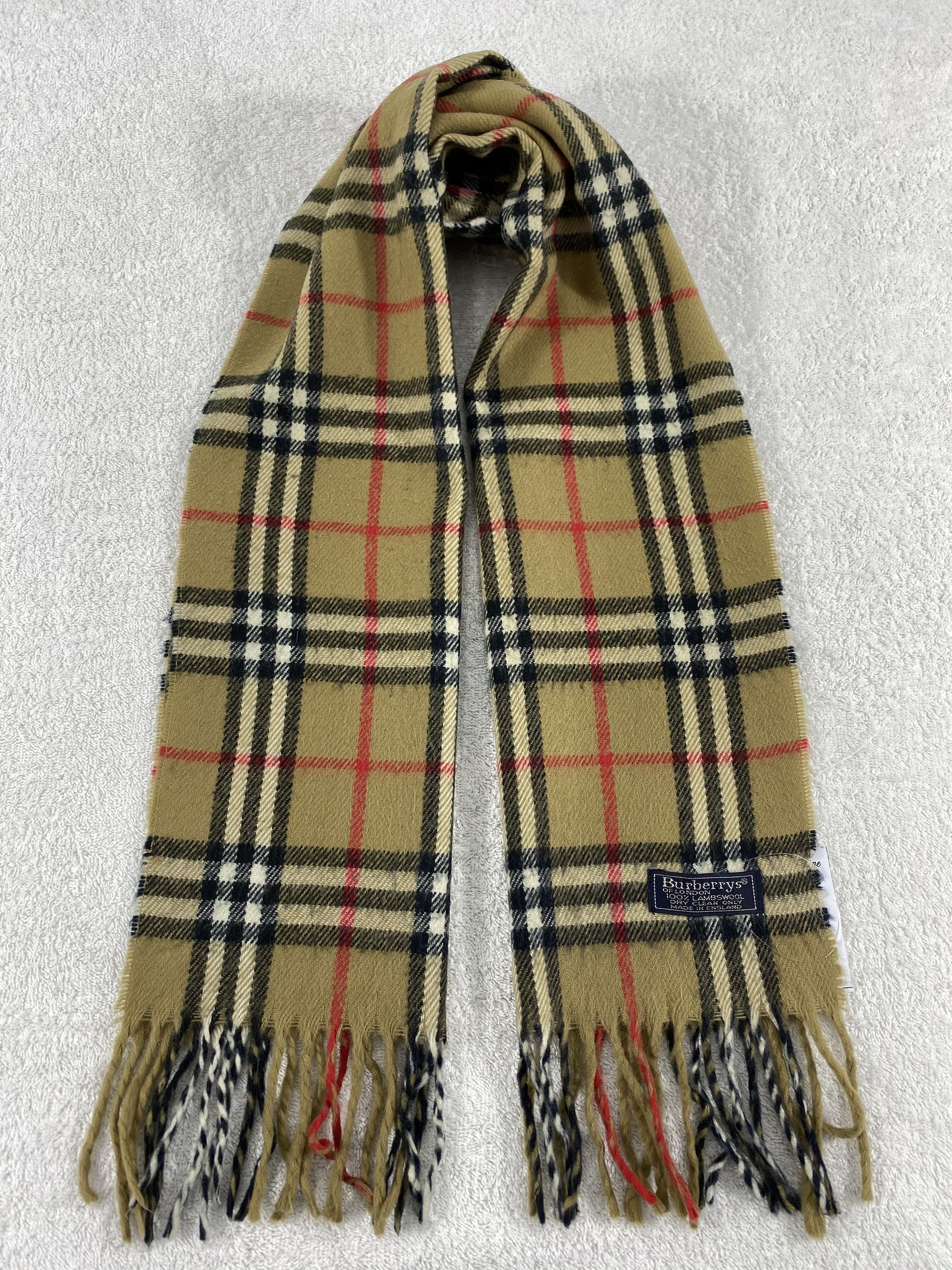 Burberry Vintage Burberry Scarf/Muffler/Neckwear MF636 Size ONE SIZE - 1 Thumbnail