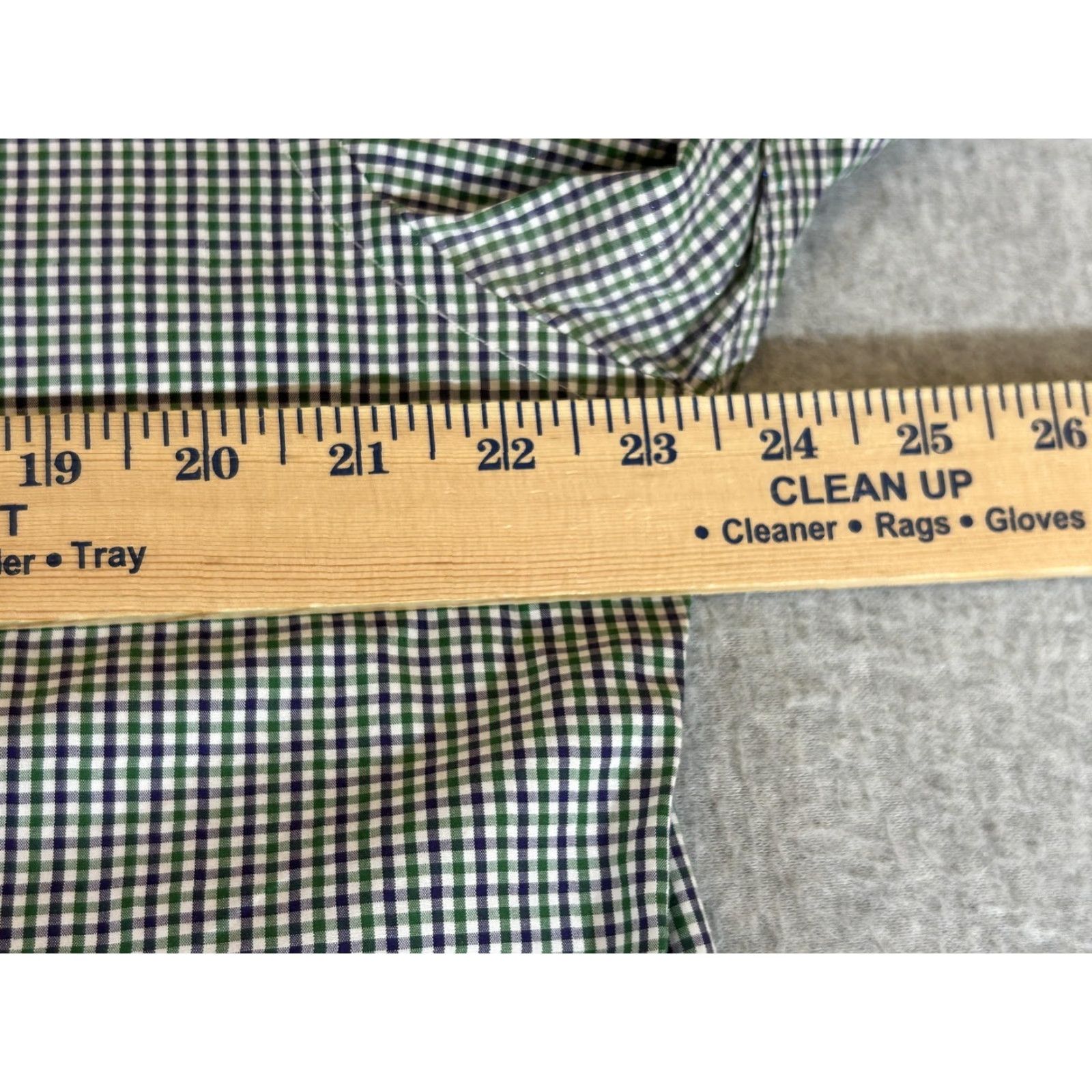 Todd Snyder Todd Snyder Shirt Men 16.5 Gingham Long Sleeve Dress Business Large 34/35 Green Size 46R - 4 Thumbnail