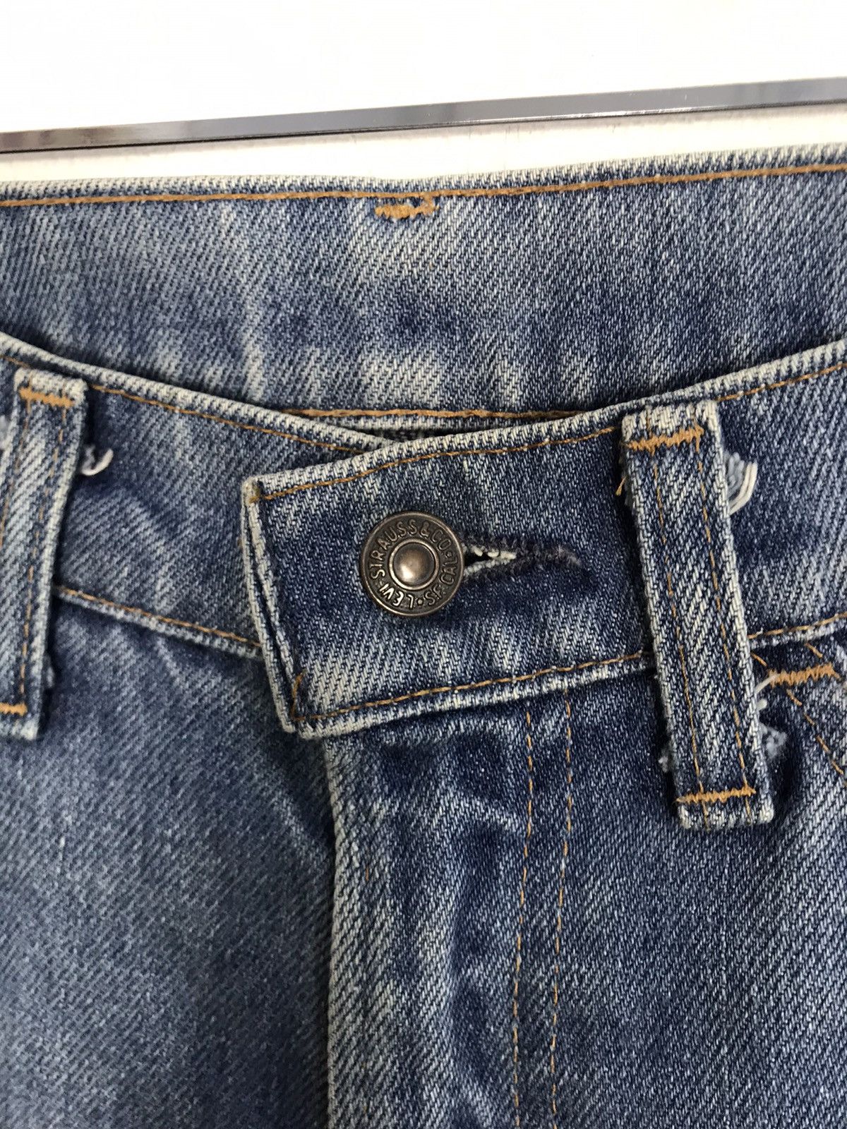 Levi's Vintage Clothing Levi's Strauss Zipper Indigo Denim Jeans Pants Orange Tab Size US 29 - 5 Thumbnail