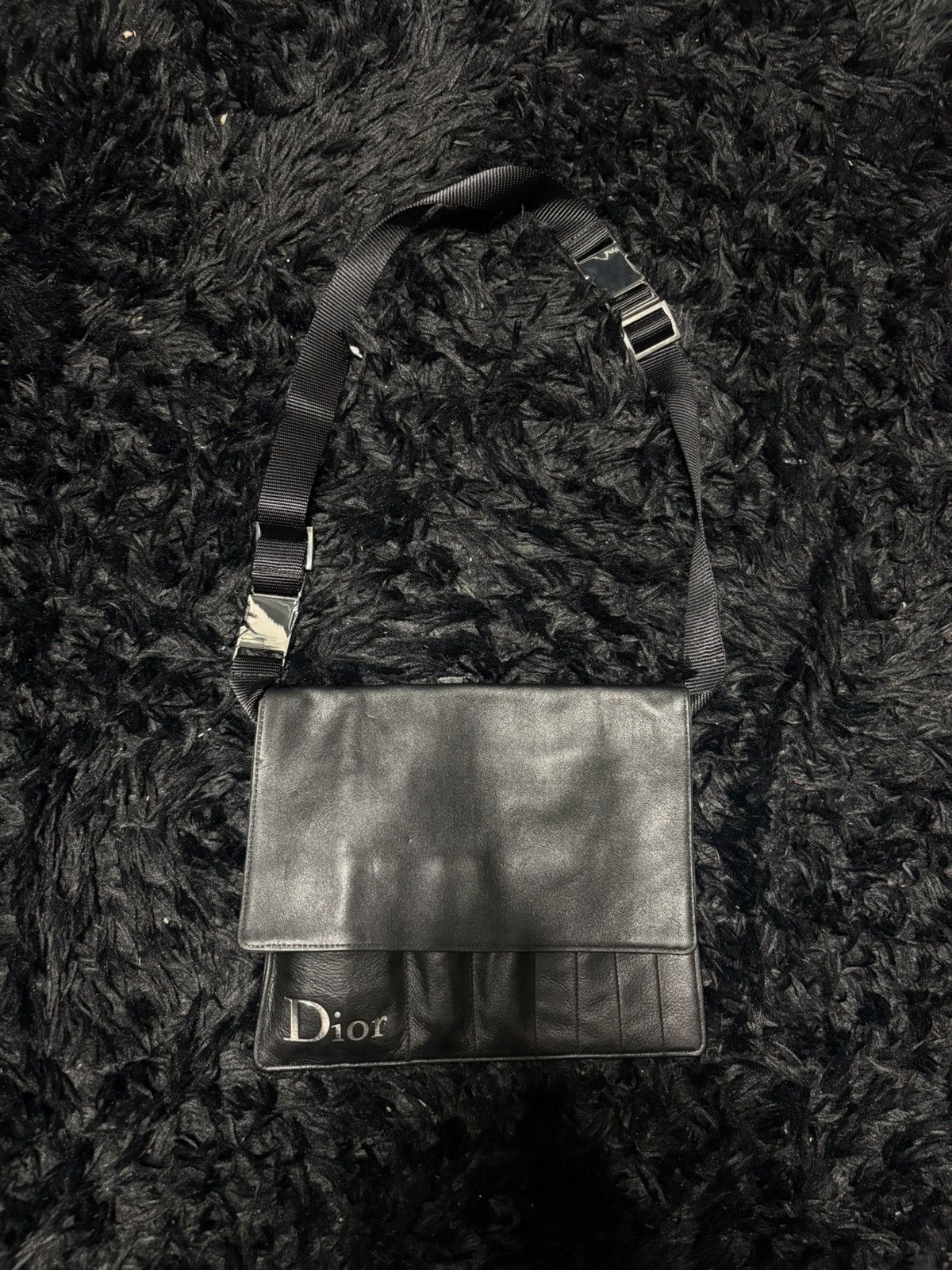 Dior homme drum shoulder bag