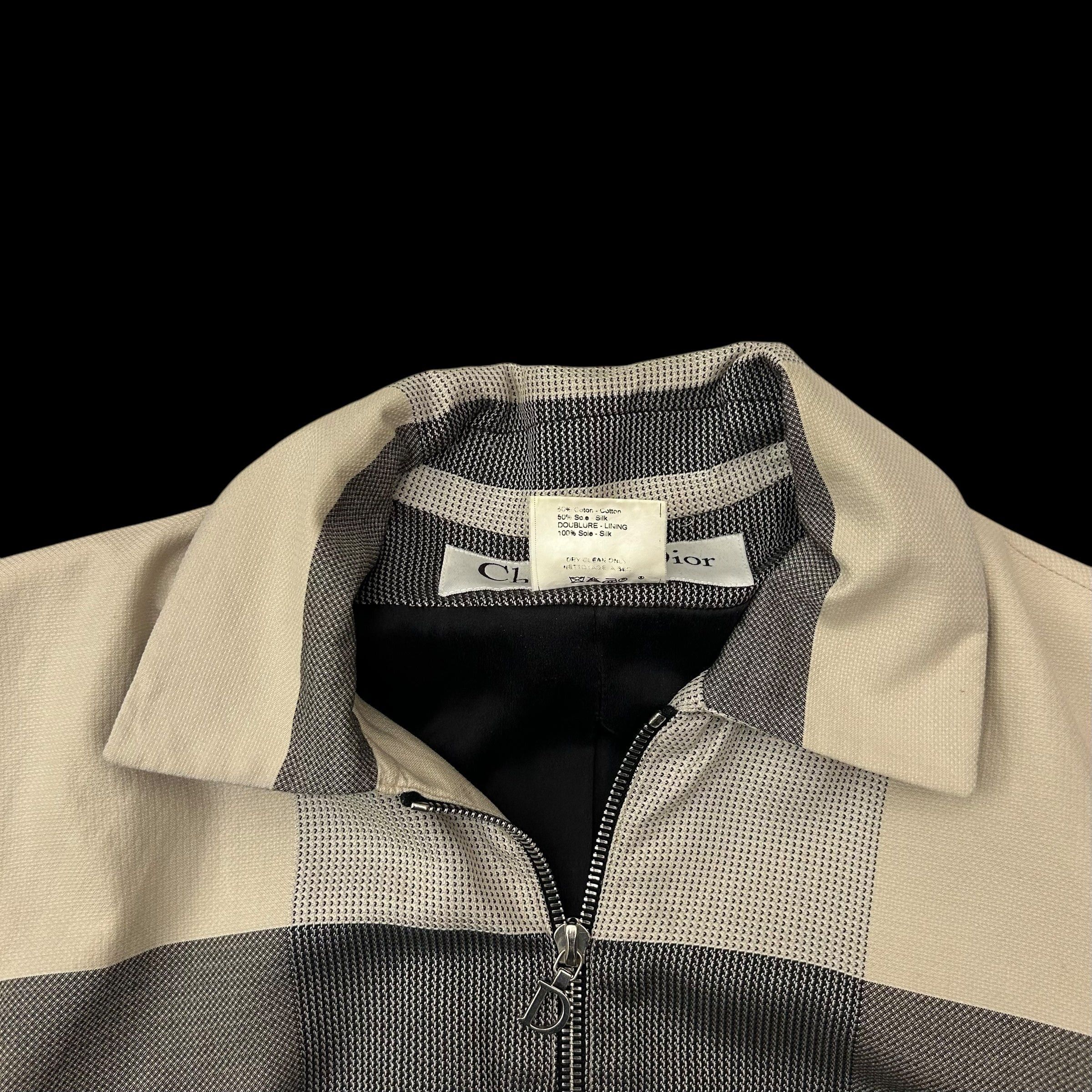 Dior Dior Vintage Women’s Checkered Cropped Jacket Size S / US 4 / IT 40 - 4 Thumbnail