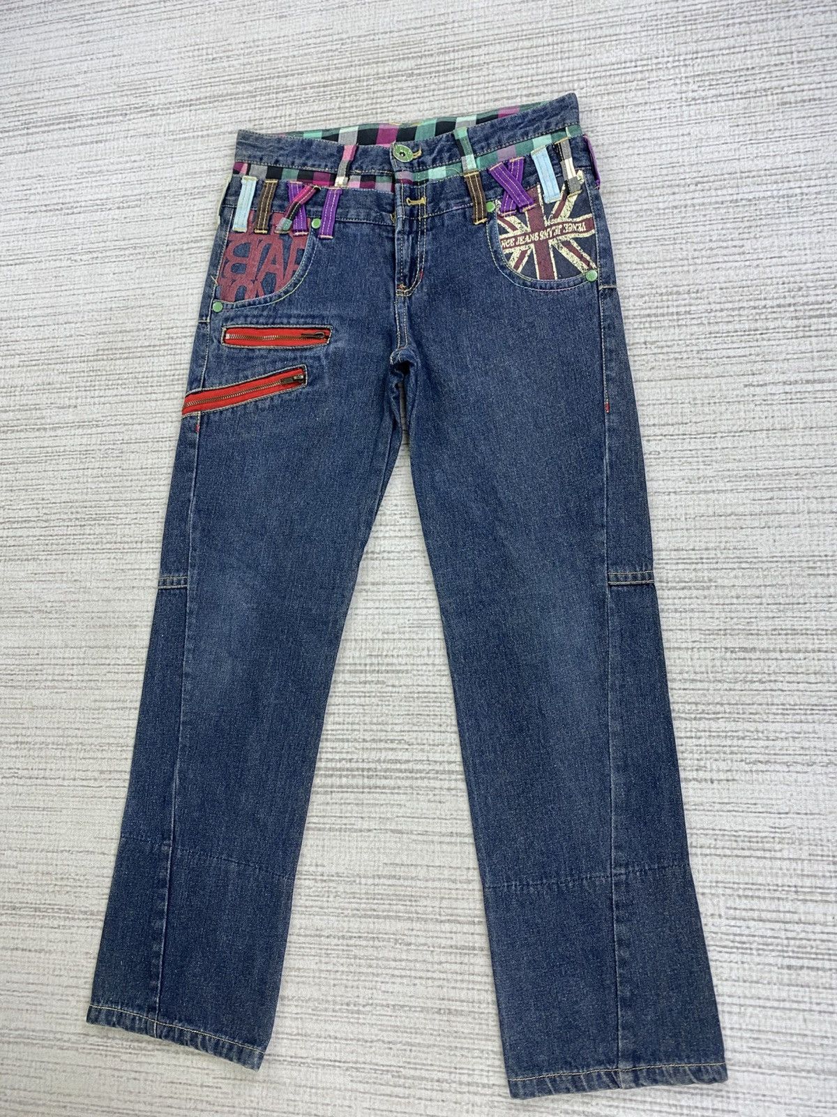 Hysteric Glamour Vintage Corn Flake Jeans Double Waist Rare Denim Jeans Size US 31 - 6 Thumbnail