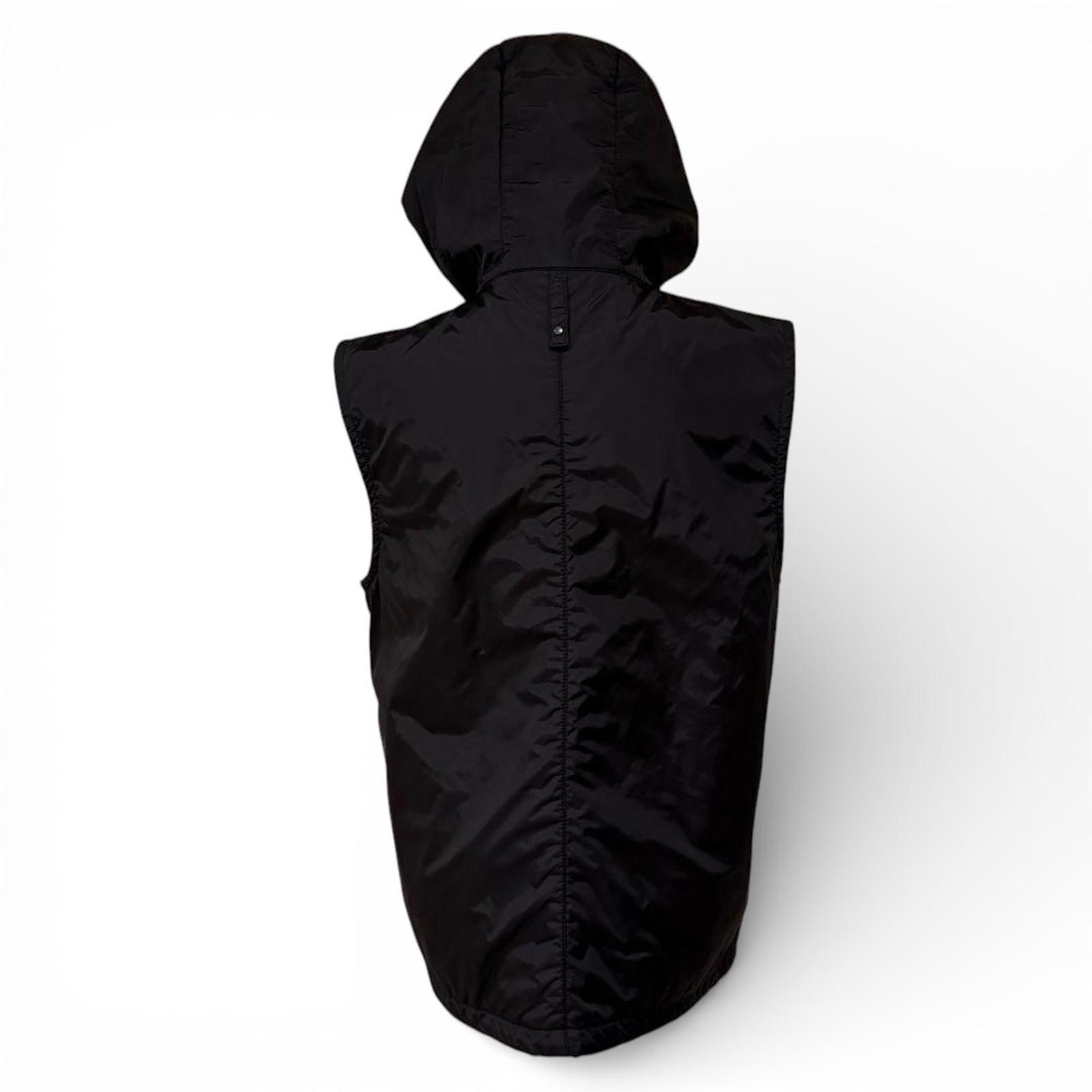 Prada Prada - Men's Black Quilted Hooded Vest Size 50 Size US M / EU 48-50 / 2 - 9 Thumbnail