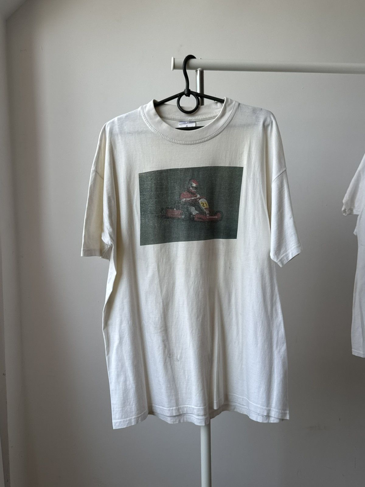 Formula 1 Vintage Ayrton Senna Karting F1 Racing T-Shirt Size US XL / EU 56 / 4 - 1 Thumbnail