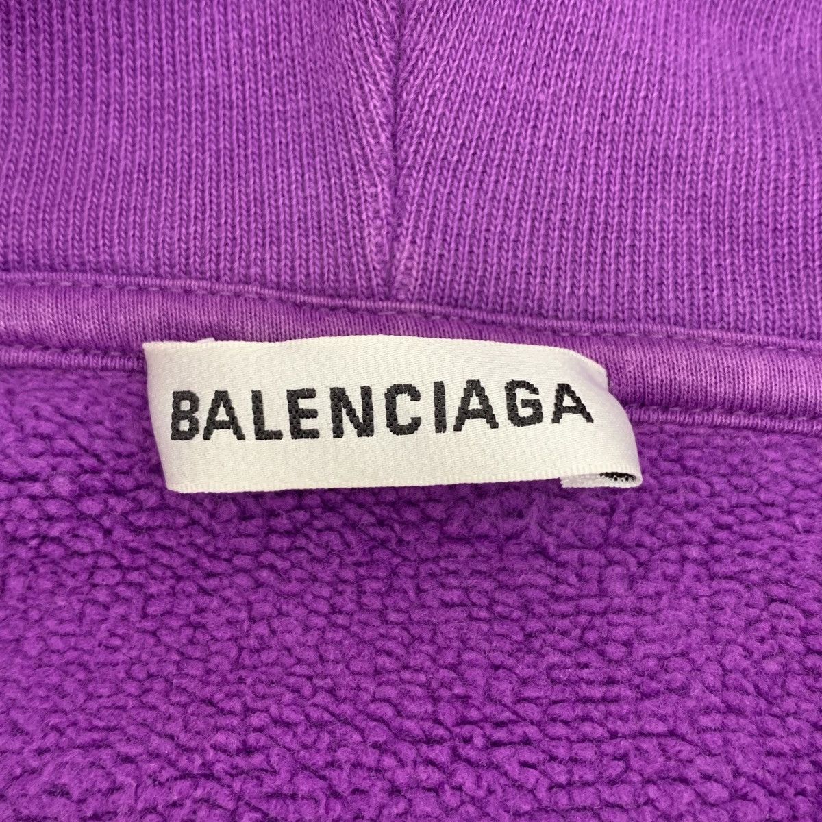 Balenciaga Balenciaga Logo Letter Printed Hooded Sweatshirt K26WX Size XS / US 0-2 / IT 36-38 - 5 Thumbnail