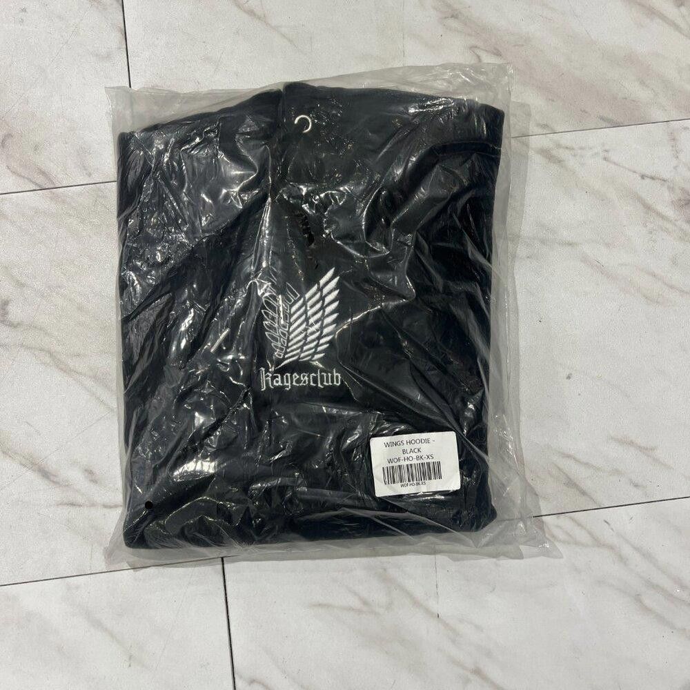 Designer KAGESCLUB Wings Hoodie - Black (Size S) Size US S / EU 44-46 / 1 - 5 Thumbnail