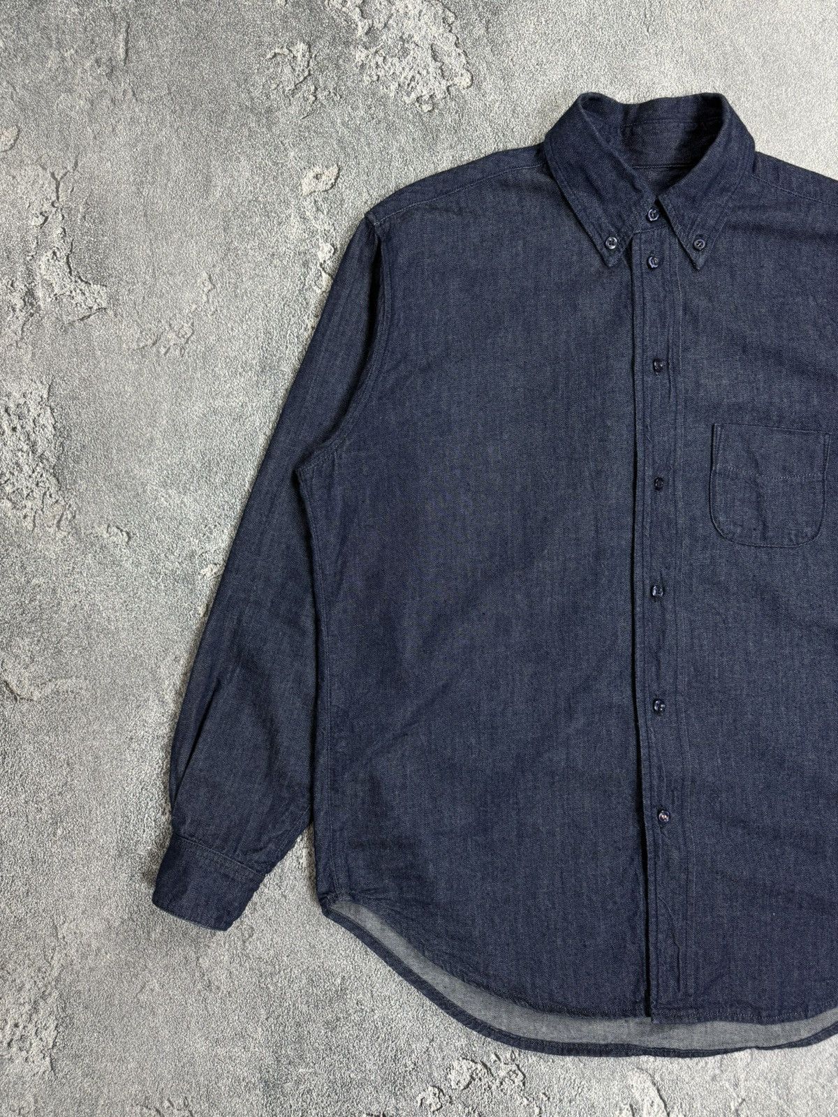 Acne Studios Acne Studios Long Sleeve Pocket Logo Oversize Shirt Size US M / EU 48-50 / 2 - 7 Thumbnail