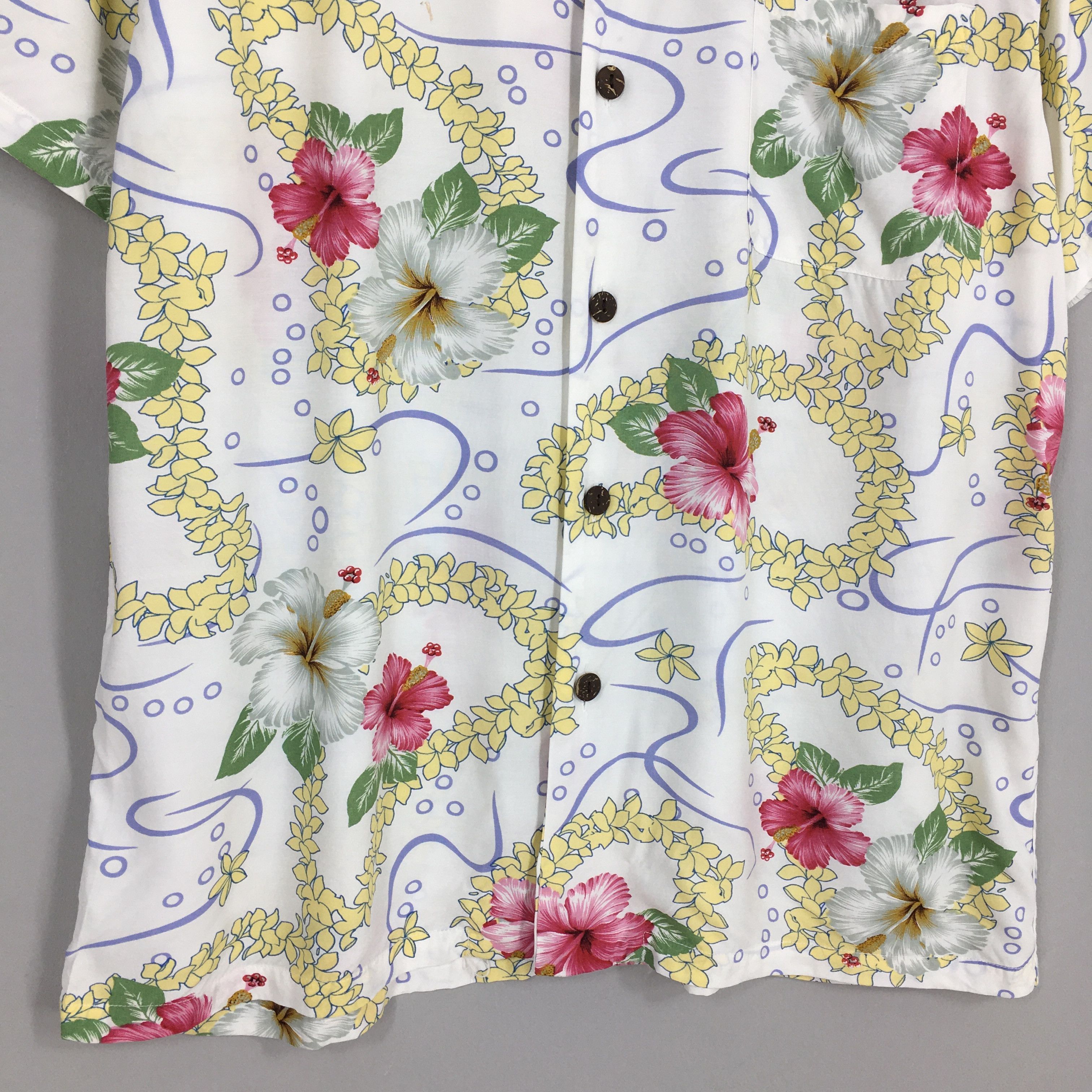 Life's a Beach Vintage Kaluluwa Hawaii Kamehameha Aloha Floral Shirt Large Size US L / EU 52-54 / 3 - 4 Thumbnail