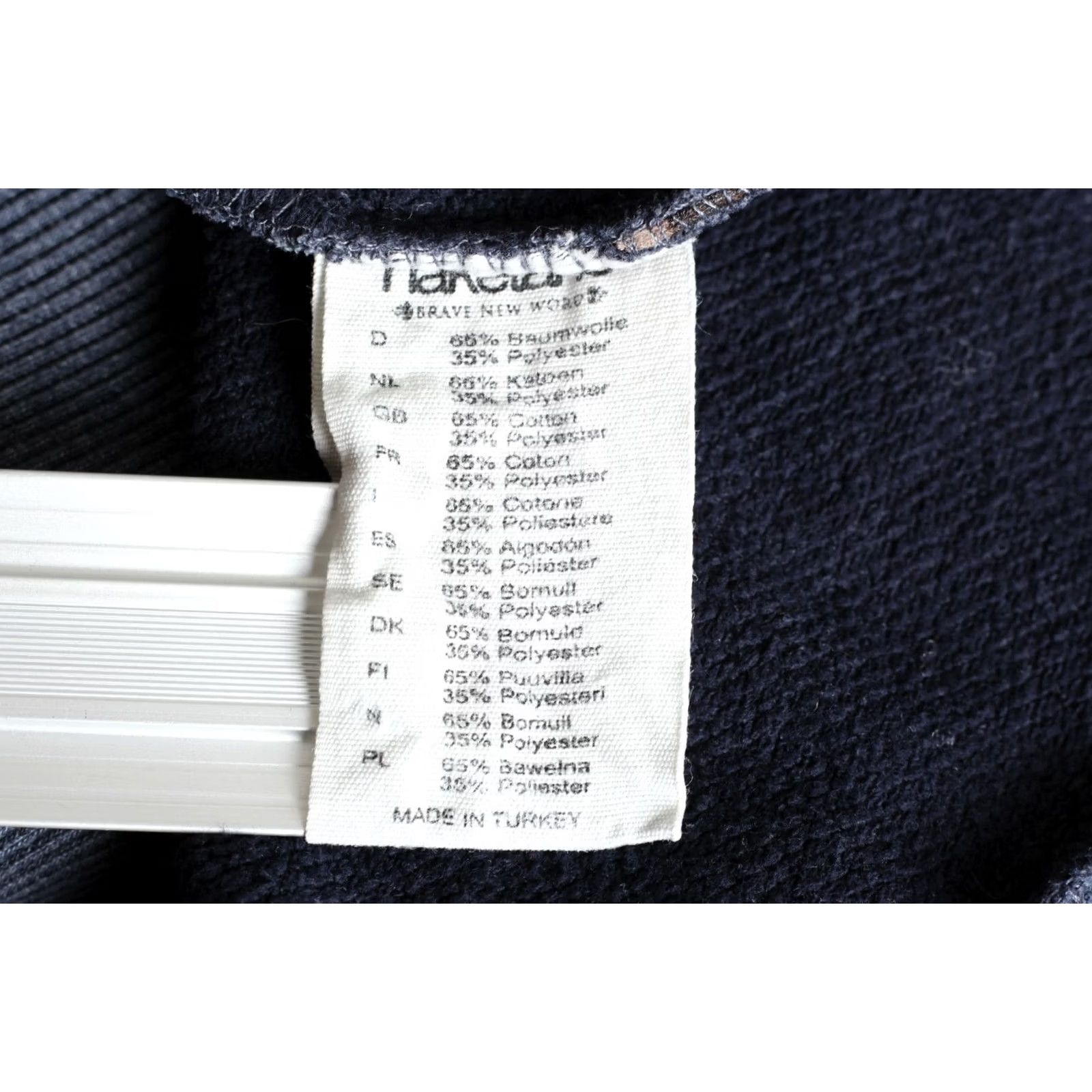 Vintage NAKETANO Hoodie Sweatshirt Women Size L Blue Size L / US 10 / IT 46 - 5 Thumbnail