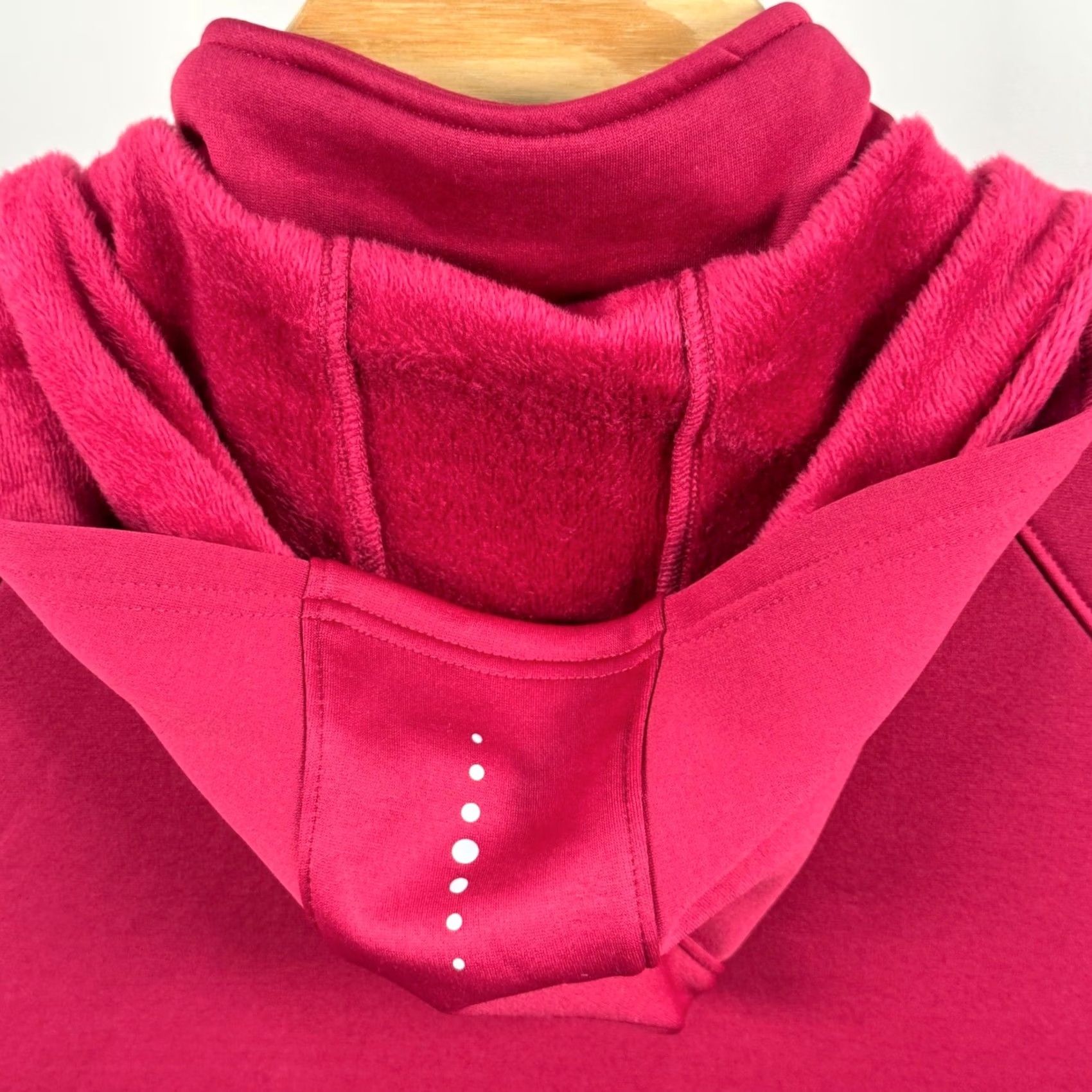 Tek Gear Tek Gear 2X Hybrid Puffer Jacket Quilted Fleece Lined Hood Active Mixed Media Jacket Womens Plus 2X Pink Size XXL / US 16-18 / IT 52-54 - 4 Thumbnail