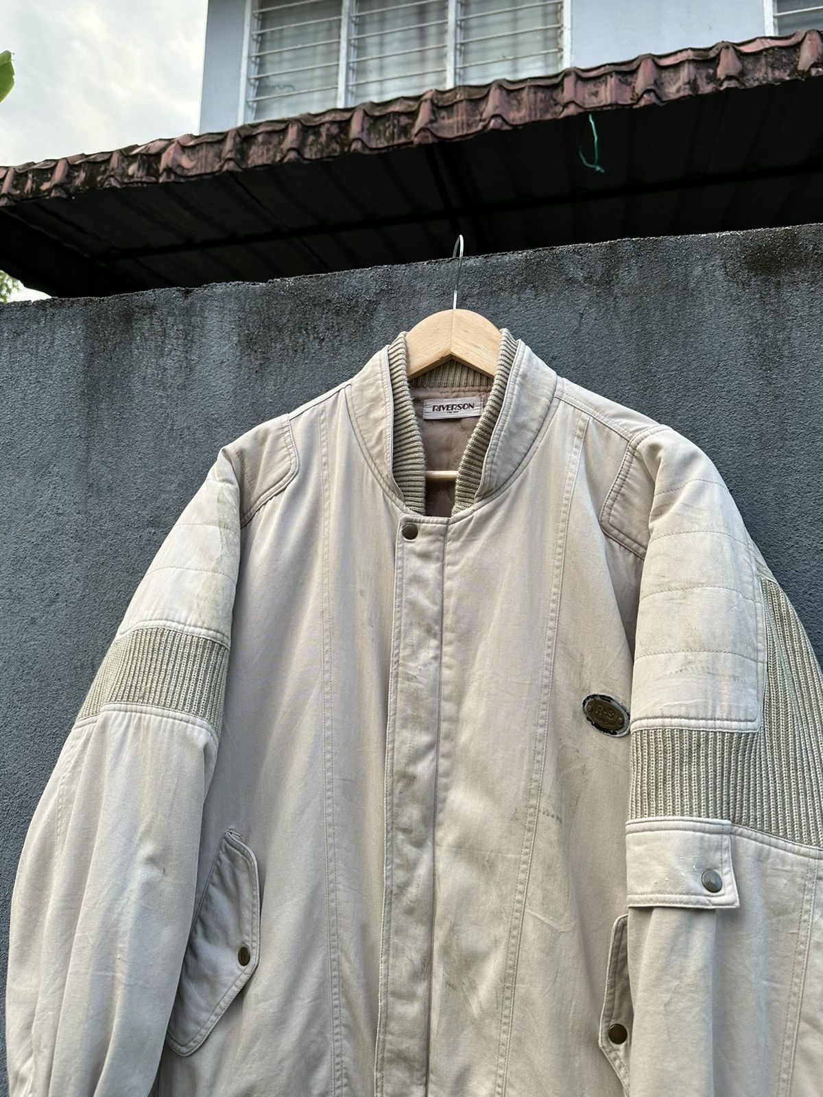 Vintage 👹Vintage Riverson Parachute Bomber Jacket Size US M / EU 48-50 / 2 - 4 Thumbnail