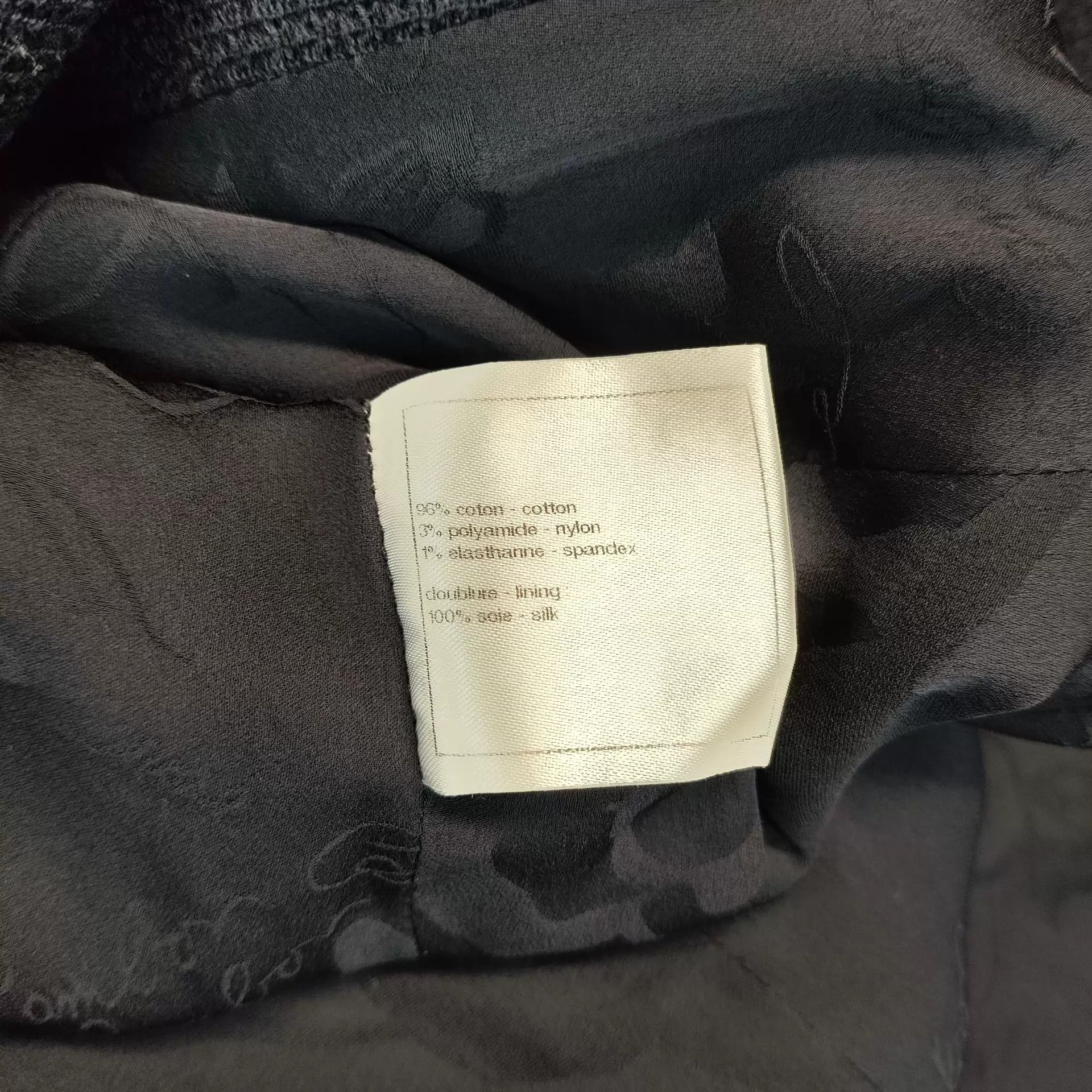 Chanel CHANEL Navy Blue Two-Tone Women's Jacket Size 38 Size S / US 4 / IT 40 - 8 Thumbnail