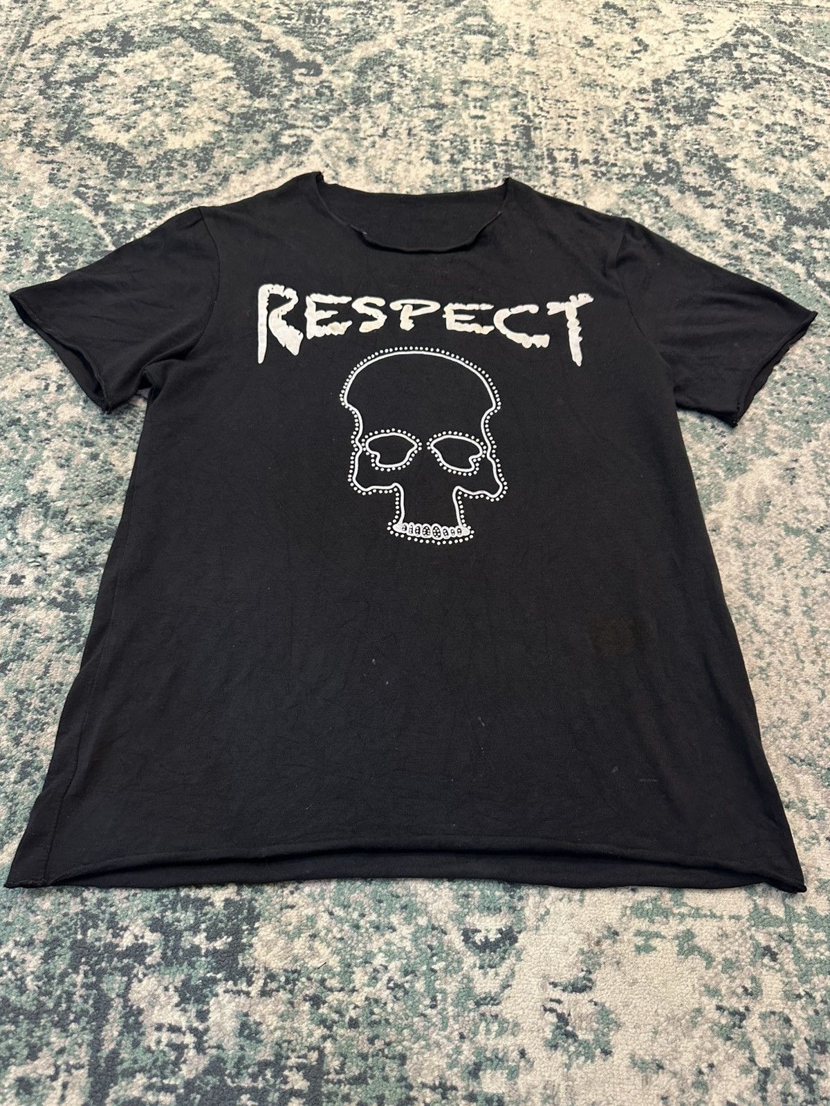 Lucien Pellat-Finet Lucien Pellat-Finet “Respect” Skull T-Shirt Size US S / EU 44-46 / 1 - 5 Thumbnail