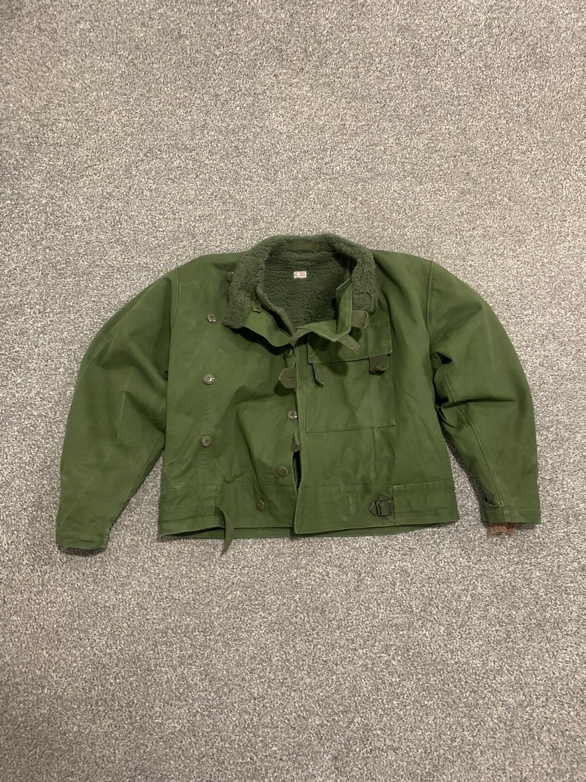 Other C50 Vintage 70’s Swedish Army Pharell Moto Bomber Jacket Size US L / EU 52-54 / 3 - 2 Thumbnail