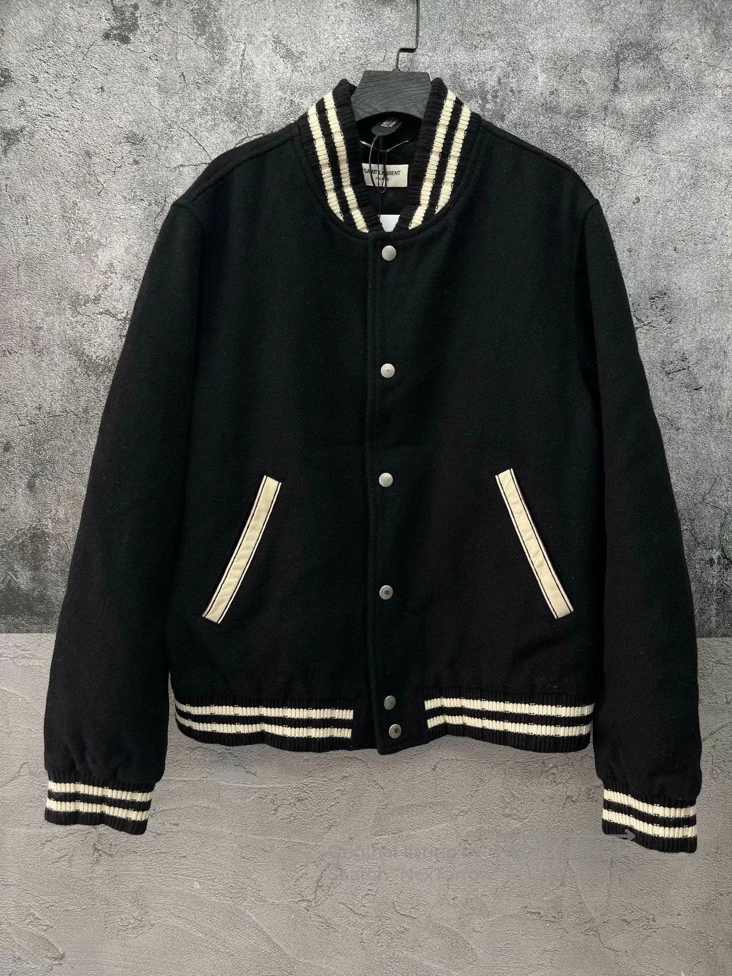 Saint Laurent Paris Saint Laurent Embroidered Back Baseball Jacket. Size US M / EU 48-50 / 2 - 1 Thumbnail