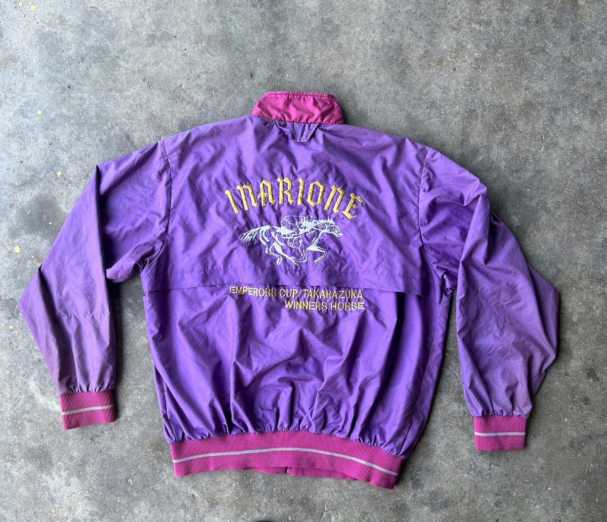 Asics Vtg asics marione emperor cup/takarazuka winner horse jacket Size US L / EU 52-54 / 3 - 4 Thumbnail