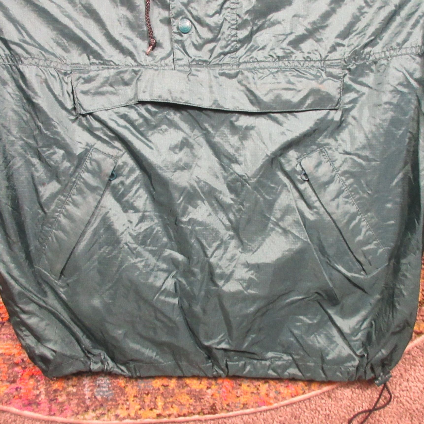 Eddie Bauer VINTAGE Eddie Bauer Windbreaker Jacket Mens M Green 1/2 Zip Lightweight All Seasons Hooded Pockets Zip Wind-Resistant Size US M / EU 48-50 / 2 - 4 Thumbnail