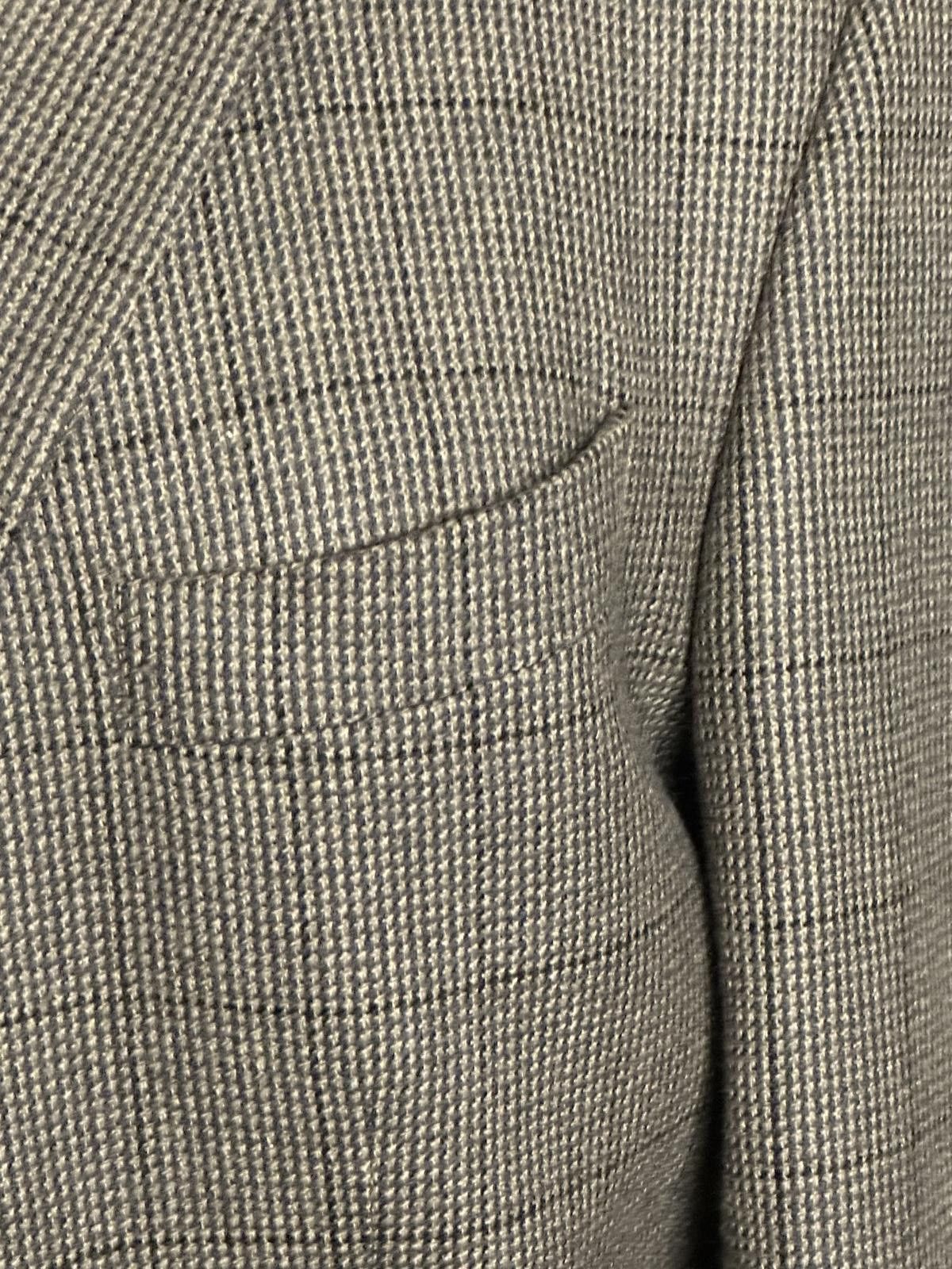 Oscar De La Renta Oscar de la Renta wool plaid single-breasted sportscoat Size 44L - 3 Thumbnail