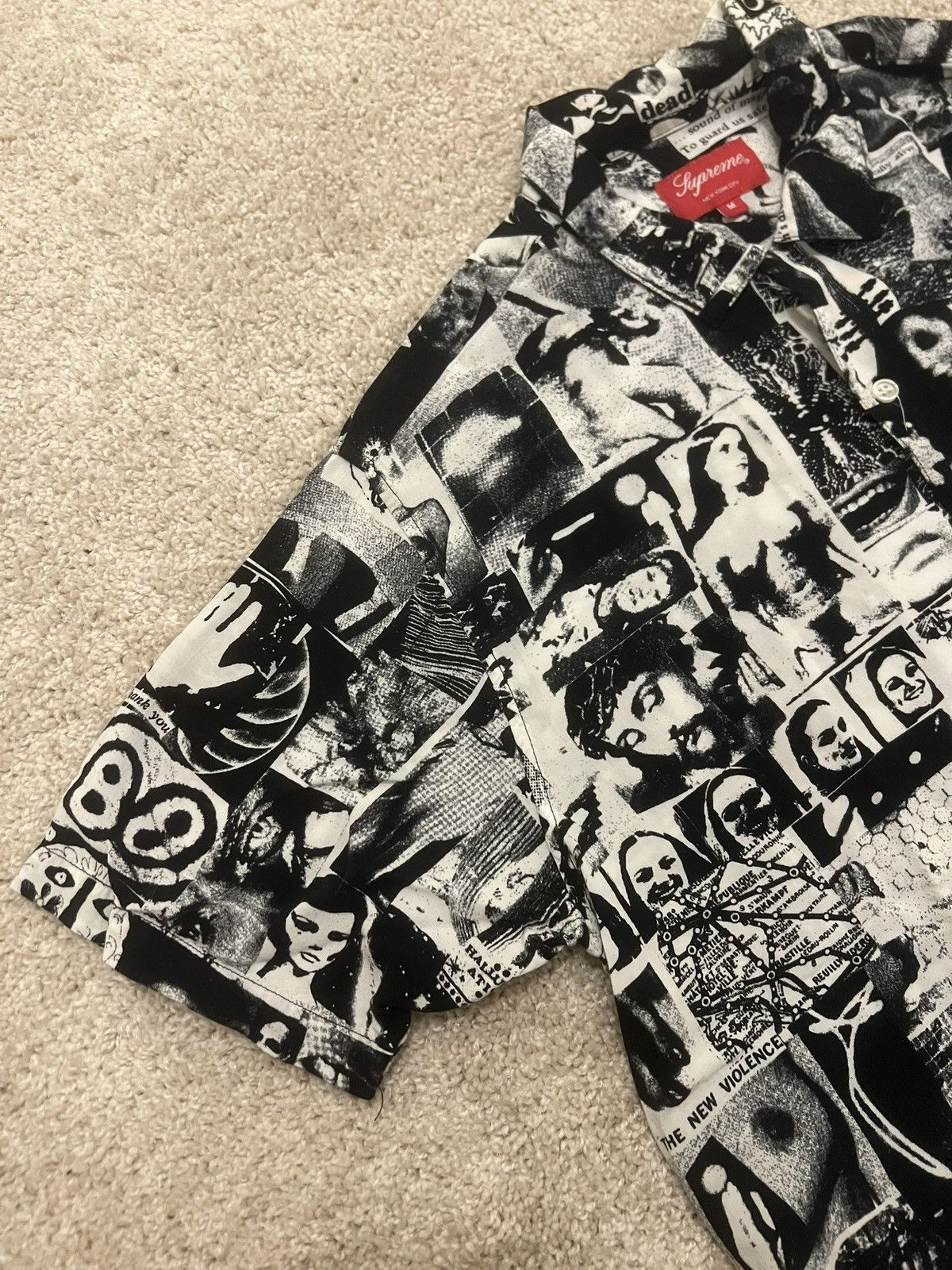 Supreme Supreme 2018 vibrations rayon shirt Size US M / EU 48-50 / 2 - 4 Thumbnail