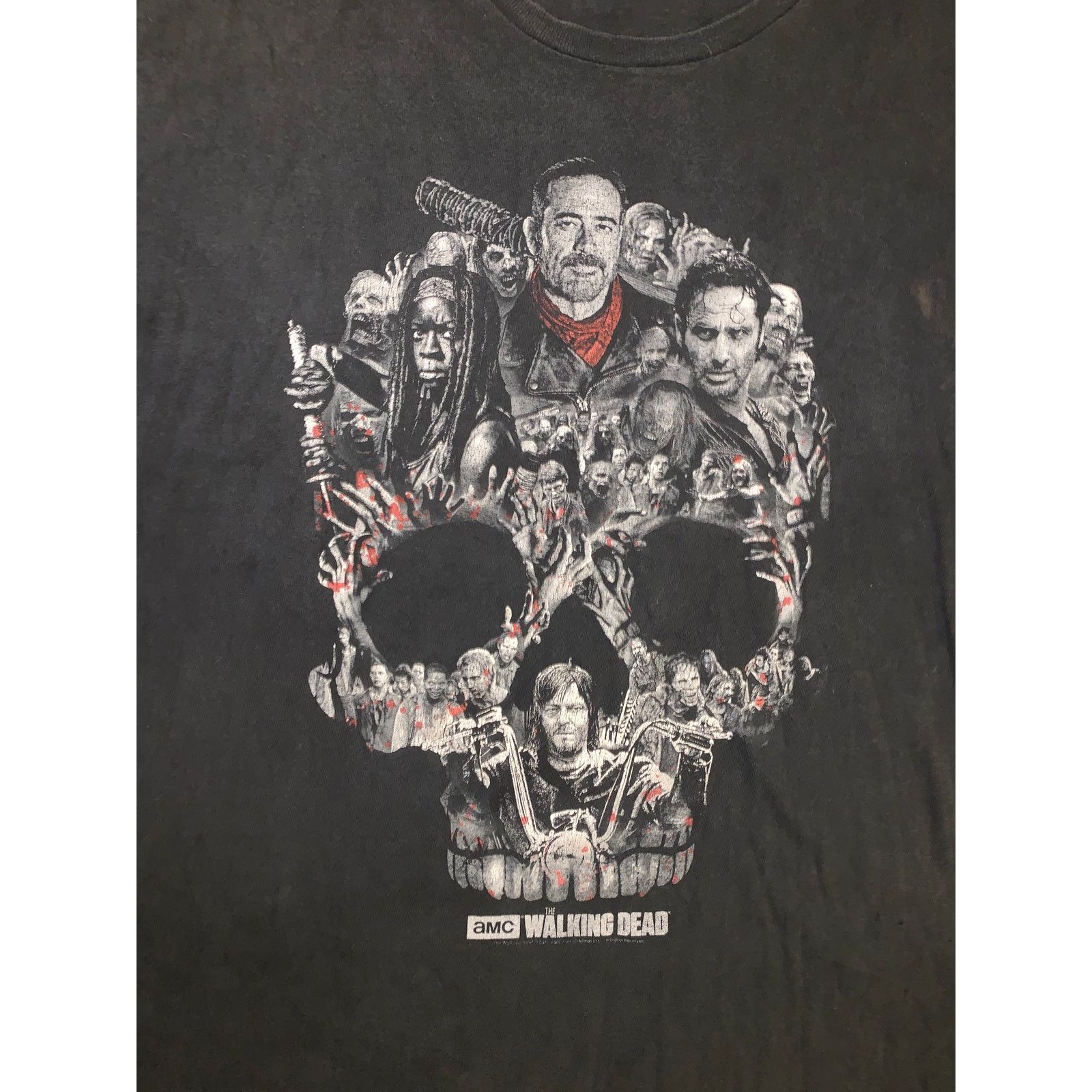 Other AMC The Walking Dead Skull Graphic T Shirt Black 2XL Size US XXL / EU 58 / 5 - 1 Thumbnail