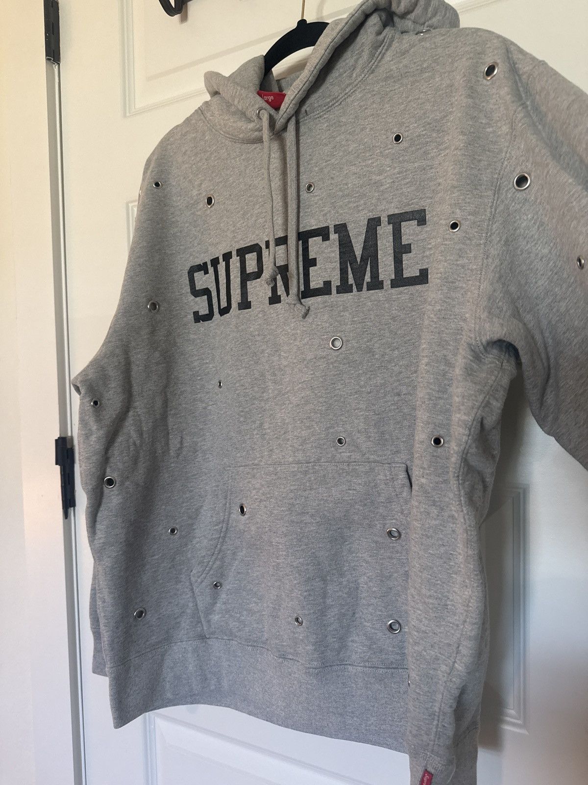 Supreme Supreme Grommet Hoodie – FW20 Size US L / EU 52-54 / 3 - 3 Thumbnail