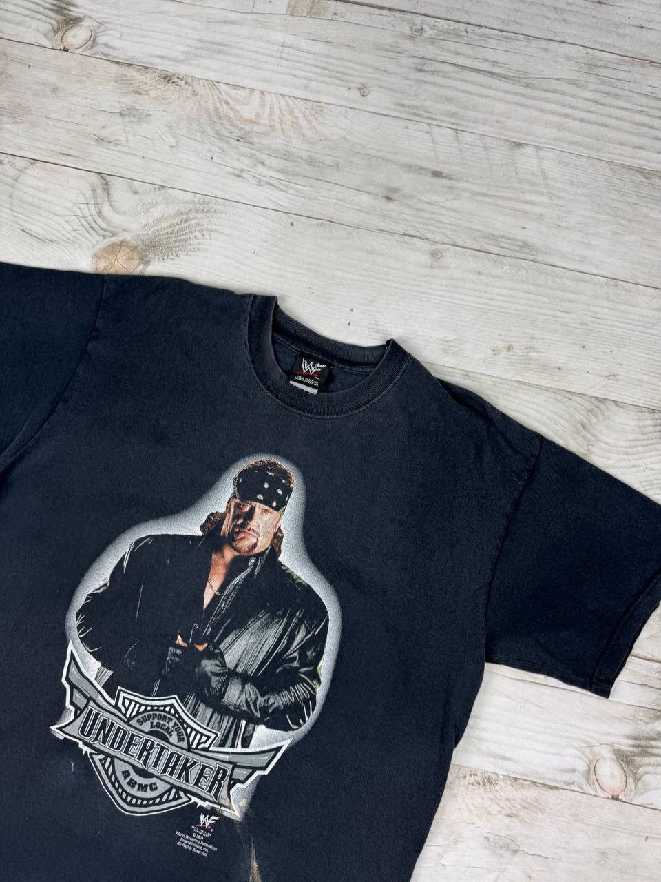 WWF Vintage 2001 WWF Undertaker T Shirt Wrestling WWE Size US L / EU 52-54 / 3 - 2 Thumbnail