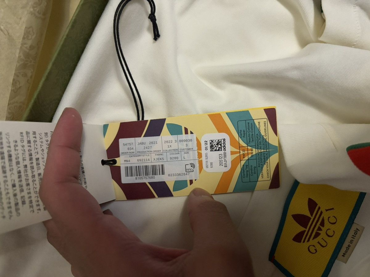 Gucci Gucci x Adidas Tshirt Size US L / EU 52-54 / 3 - 6 Thumbnail