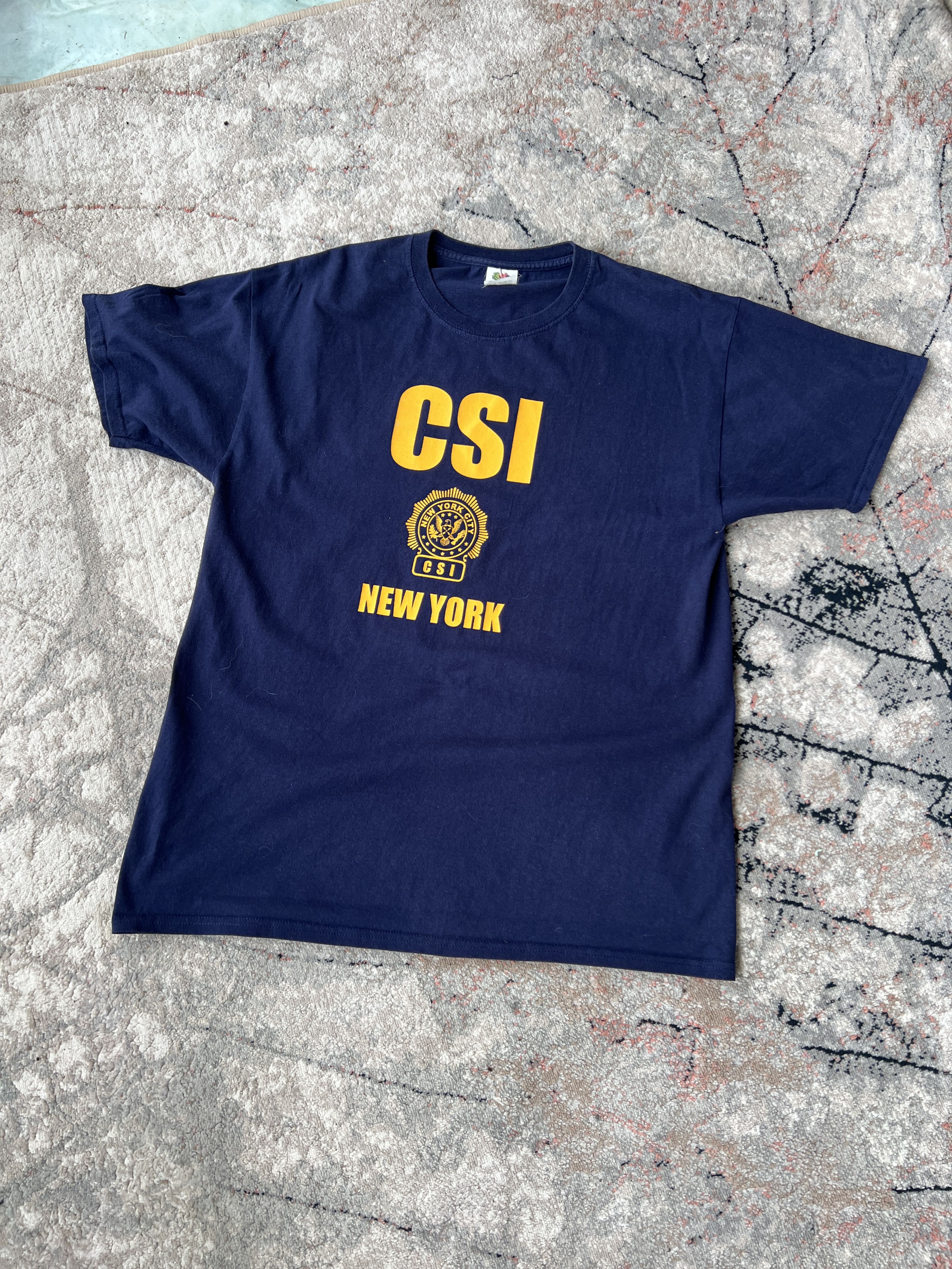 Fruit Of The Loom CSI New York Vintage Tee Size US L / EU 52-54 / 3 - 1 Thumbnail