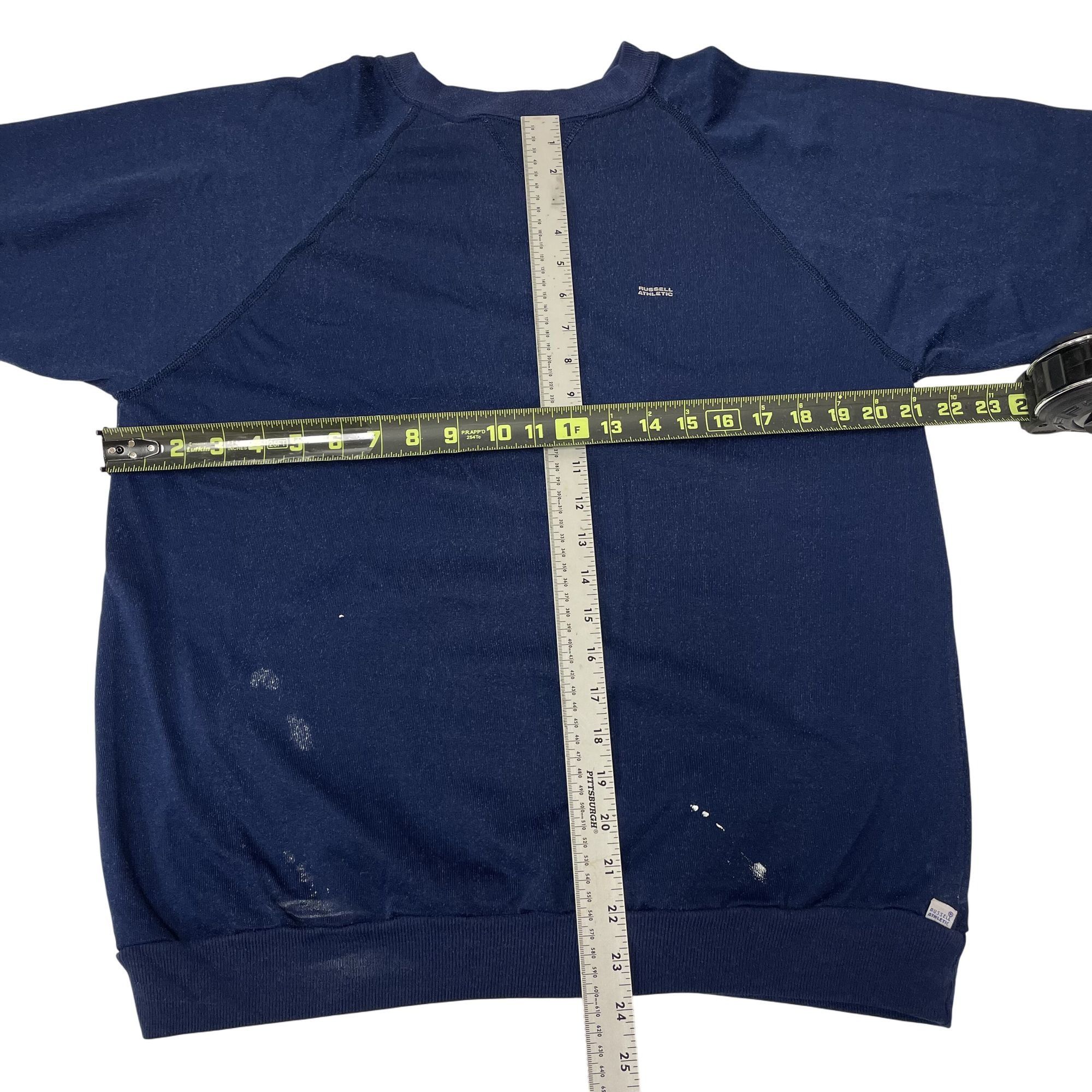 Russell Athletic Vtg Russell Athletic Heather Blue Workout Gym Sweatshirt Size US XL / EU 56 / 4 - 9 Thumbnail