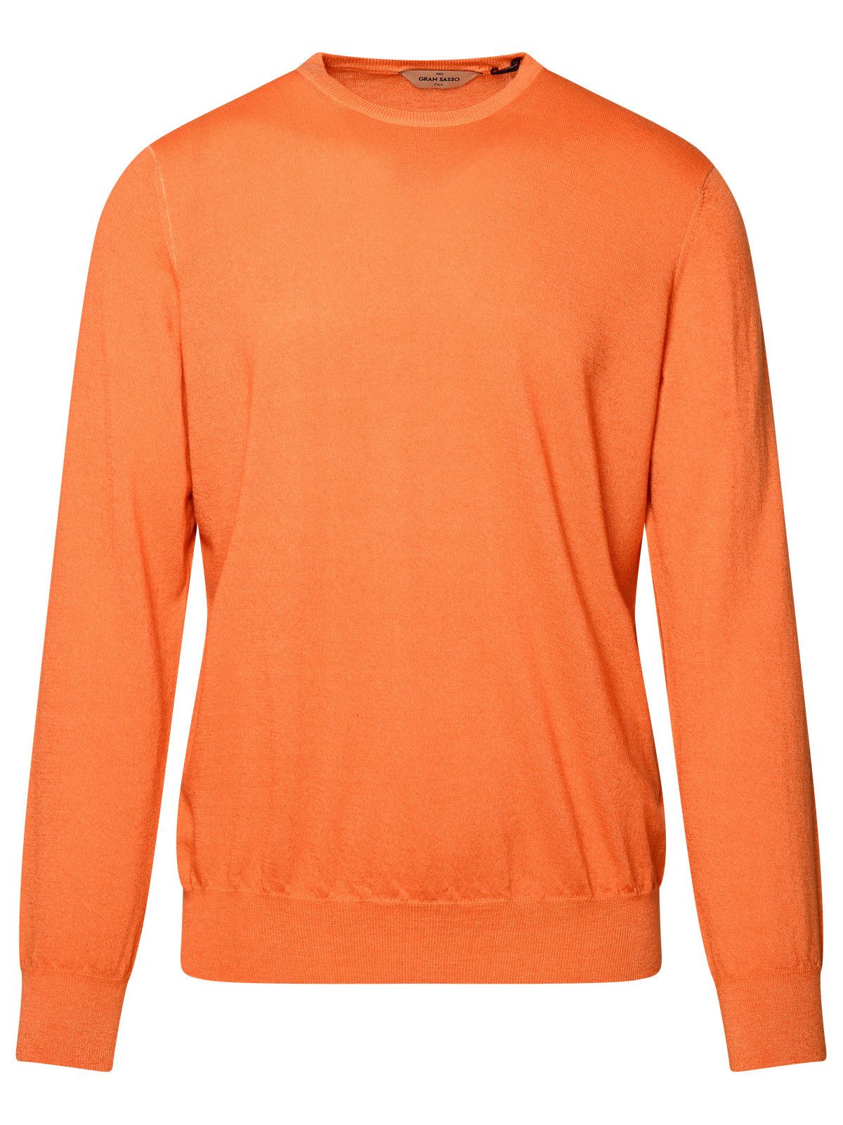 image of Gran Sasso Orange Cashmere Sweater, Men's (Size Large)