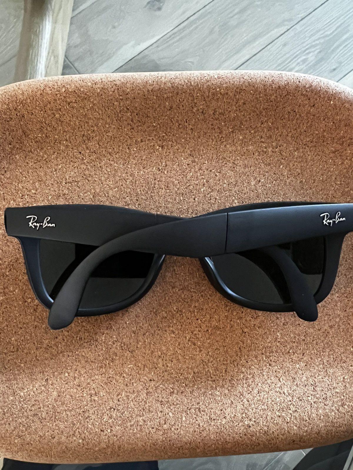 RayBan Rayban folding wayfarer matte black Size ONE SIZE - 4 Thumbnail
