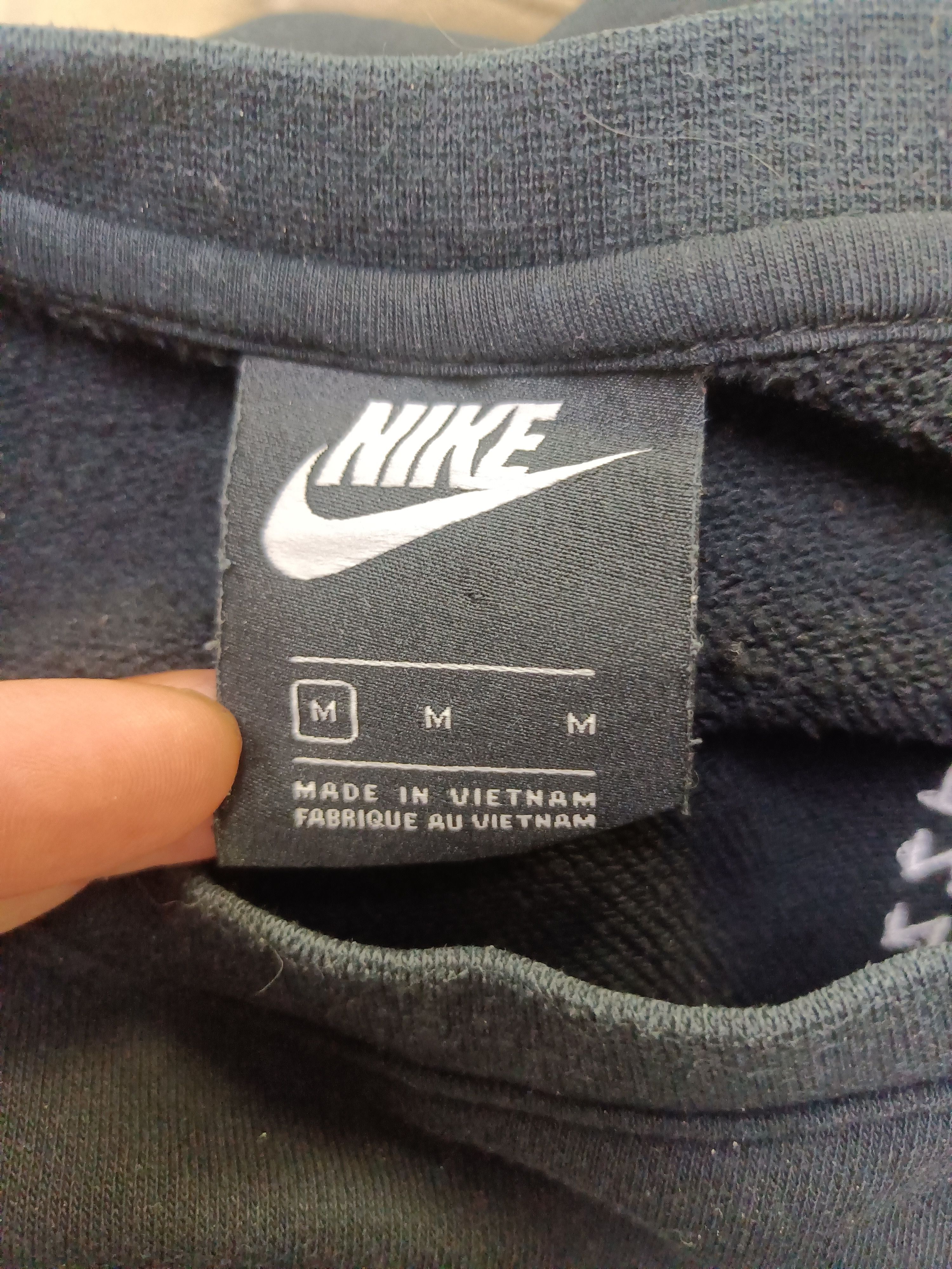 Nike sweatshirt nike CU3907-010 swoosh black cotton Size US M / EU 48-50 / 2 - 6 Thumbnail