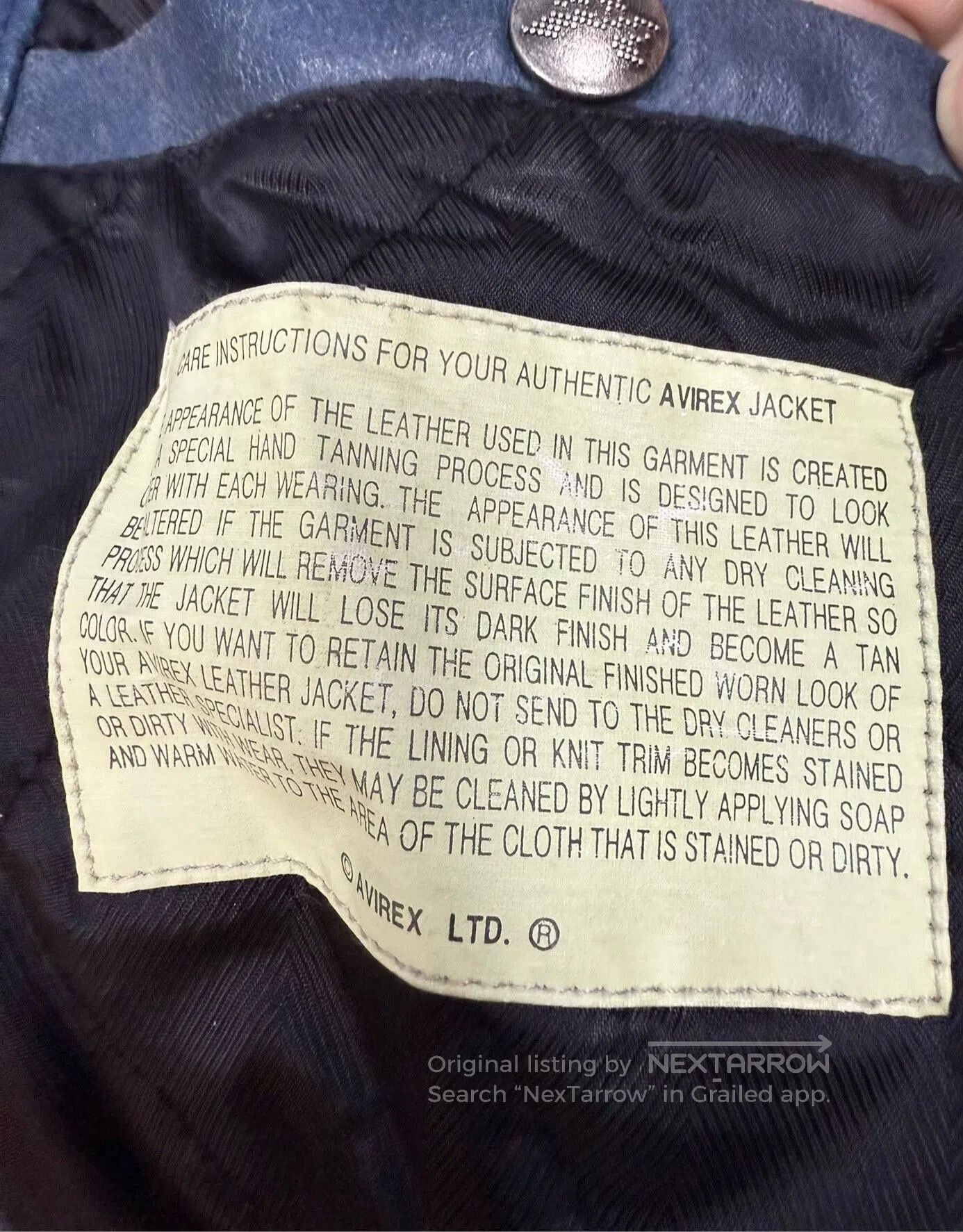 Avirex Avirex Men's A2 Flight Jacket. Size US M / EU 48-50 / 2 - 5 Thumbnail