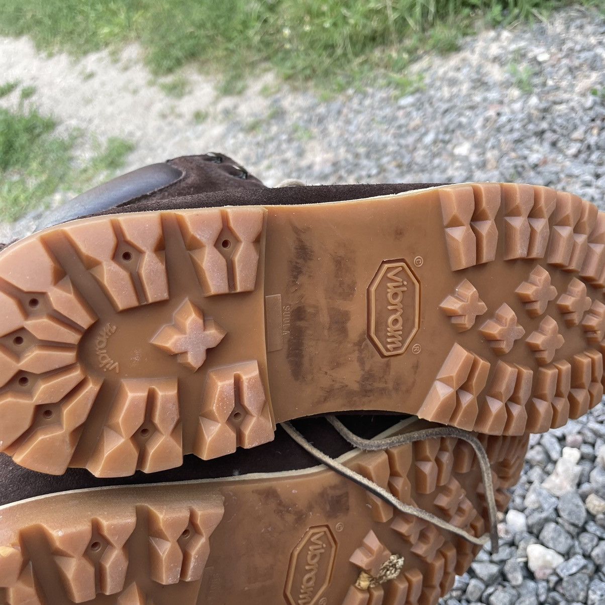 Vibram wabasha chukka boot copper rough cut brown leather Shoes Size US 11.5 / EU 44-45 - 6 Thumbnail