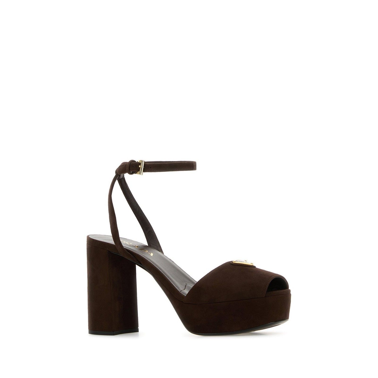 Prada PRADA Platform Brown Suede 110mm Heel Sandals New And Authen Size US 8 / IT 38 - 2 Thumbnail