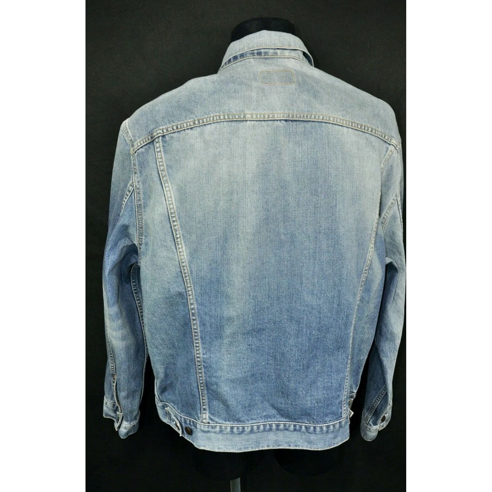 Levi's Levi's 70550 Denim Jacket Rider Trucker Blue 2XL Men Shirt Jacket Vintage NOT INCLUDED N/A Size US 39 - 4 Thumbnail